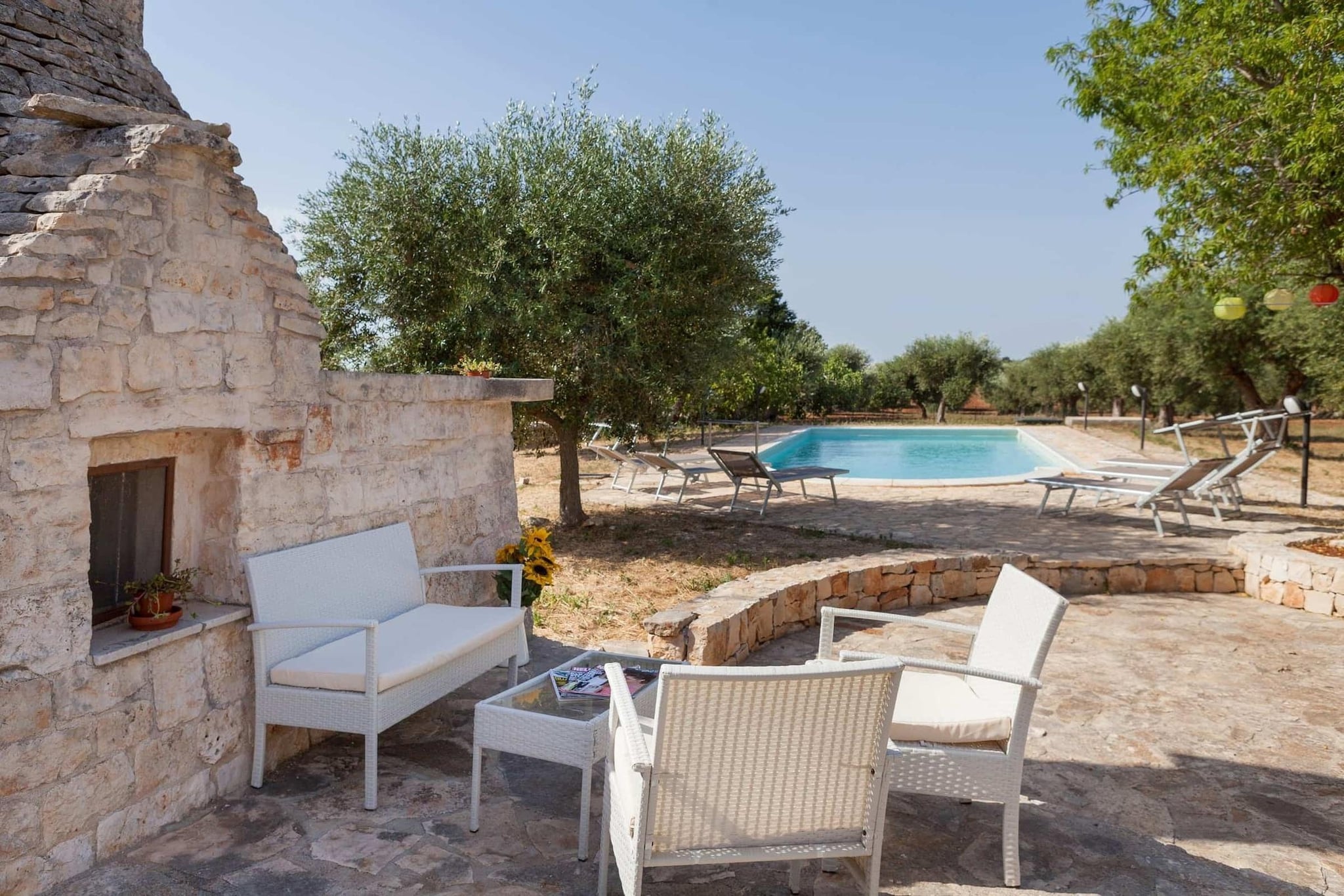 Magnificent Stefano's Trulli in Locorotondo - Terrace balcony