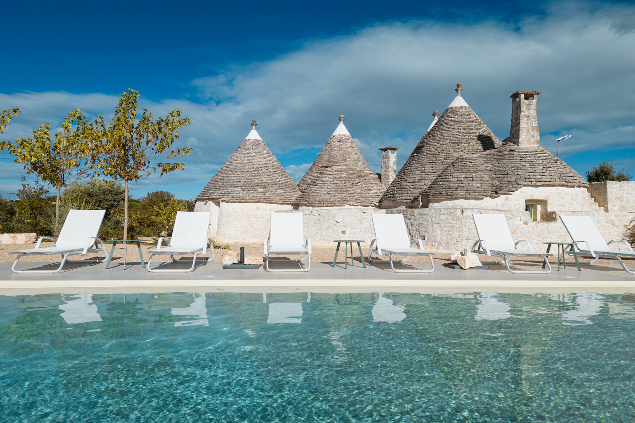 Trulli Petralux in Valle d'Itria-Zwembad