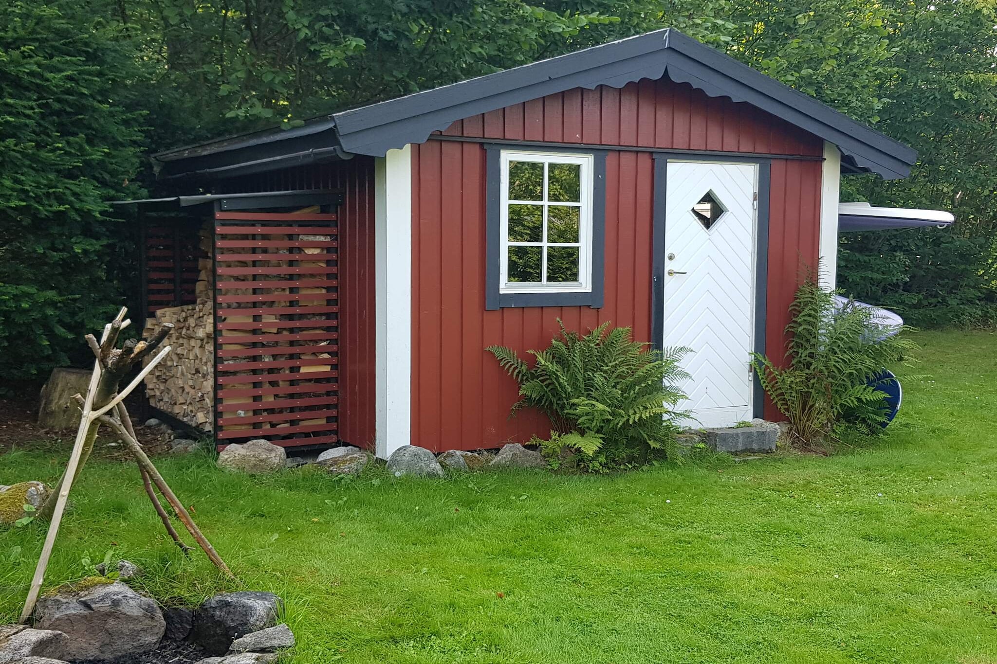 4 Sterne Ferienhaus in Olofström-By Traum-Außenbereich