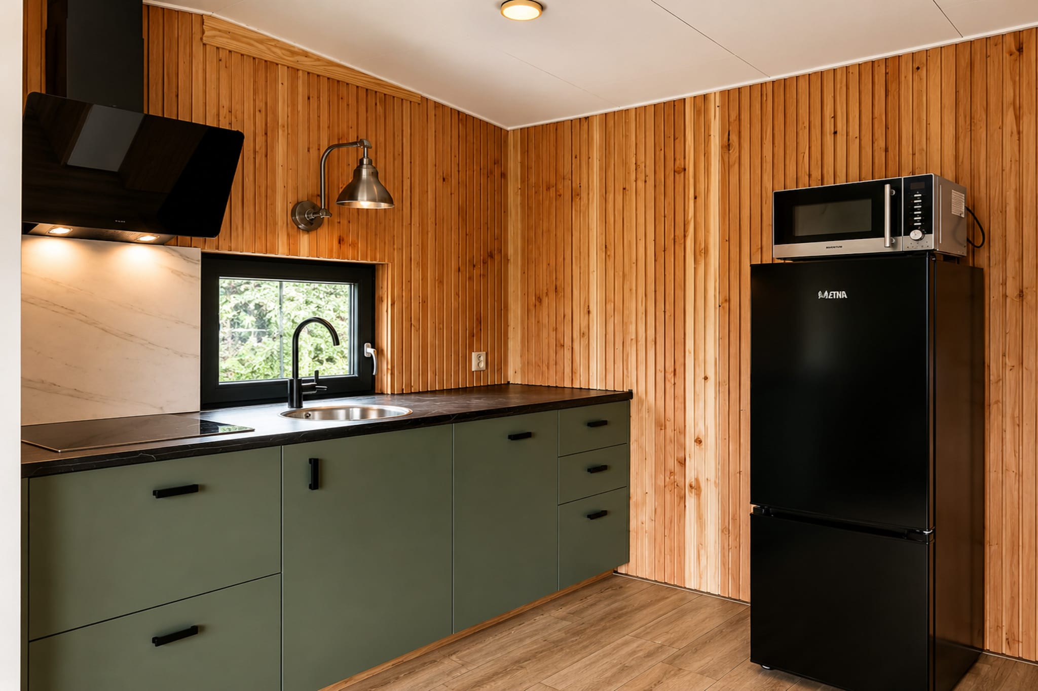 Knus chalet In een rustige omgeving met vijver - Keuken