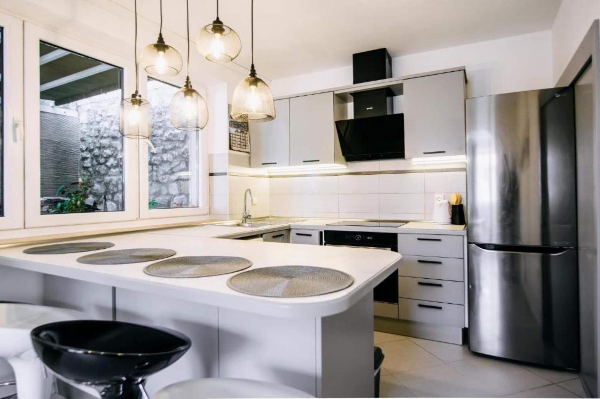 Apartments Luce & Toma - One Bedroom Apartment with Terrace (Toma)-Kitchen