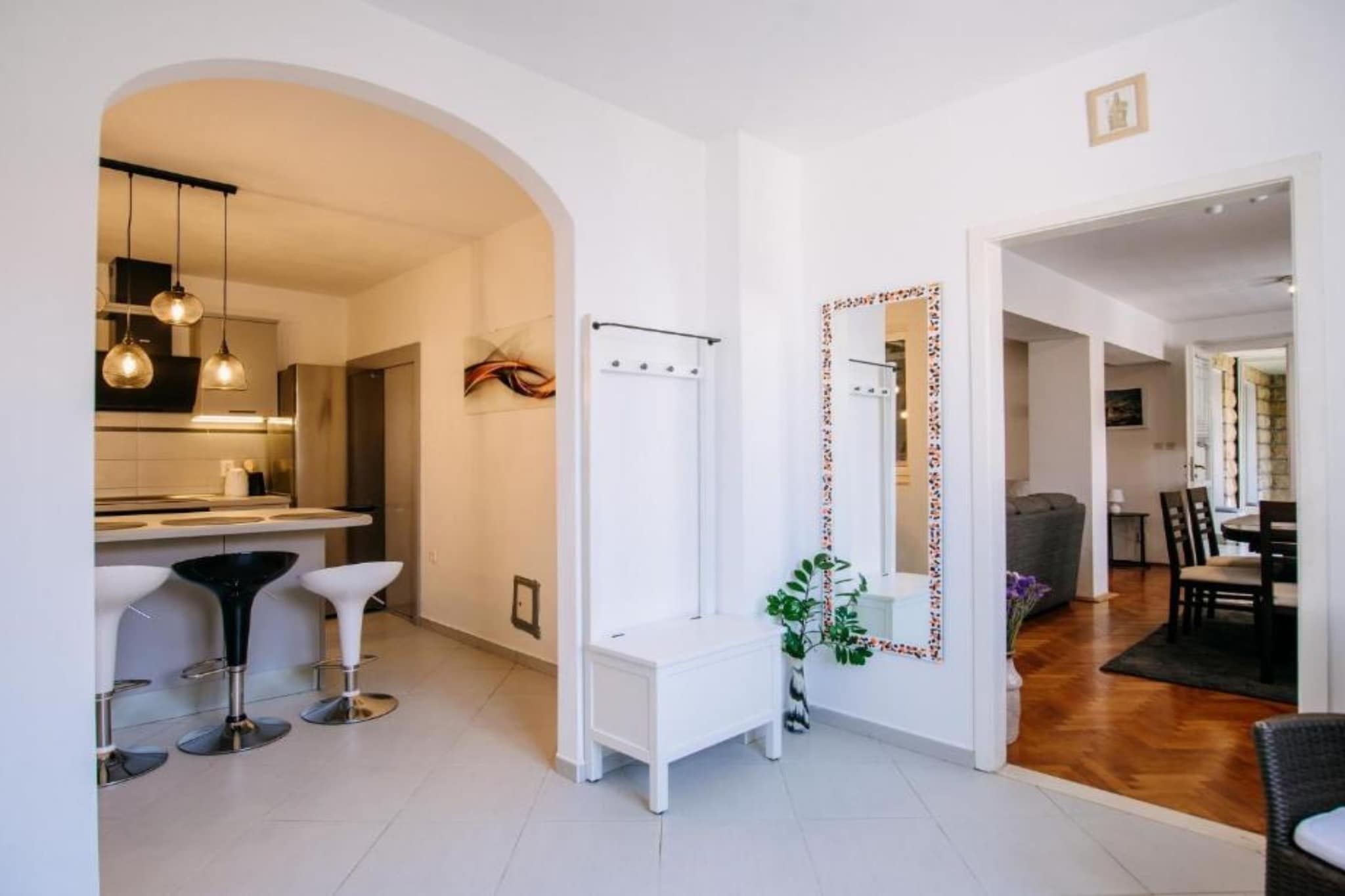 Apartments Luce & Toma - One Bedroom Apartment with Terrace (Toma)-Kitchen