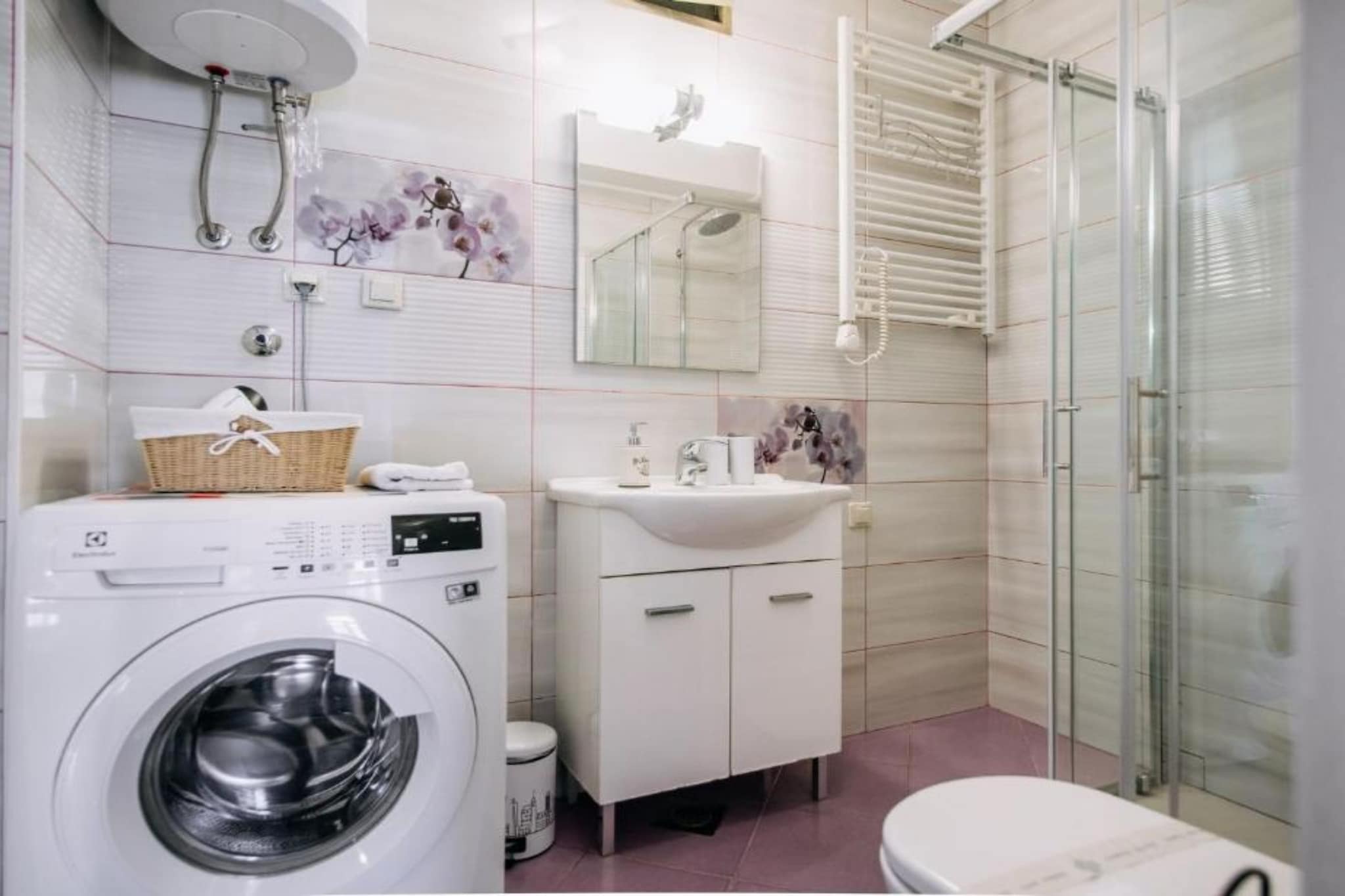 Apartments Luce & Toma - One Bedroom Apartment with Terrace (Toma)-Bathroom