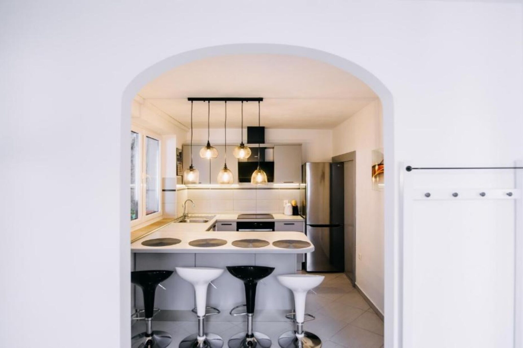 Apartments Luce & Toma - One Bedroom Apartment with Terrace (Toma)-Kitchen