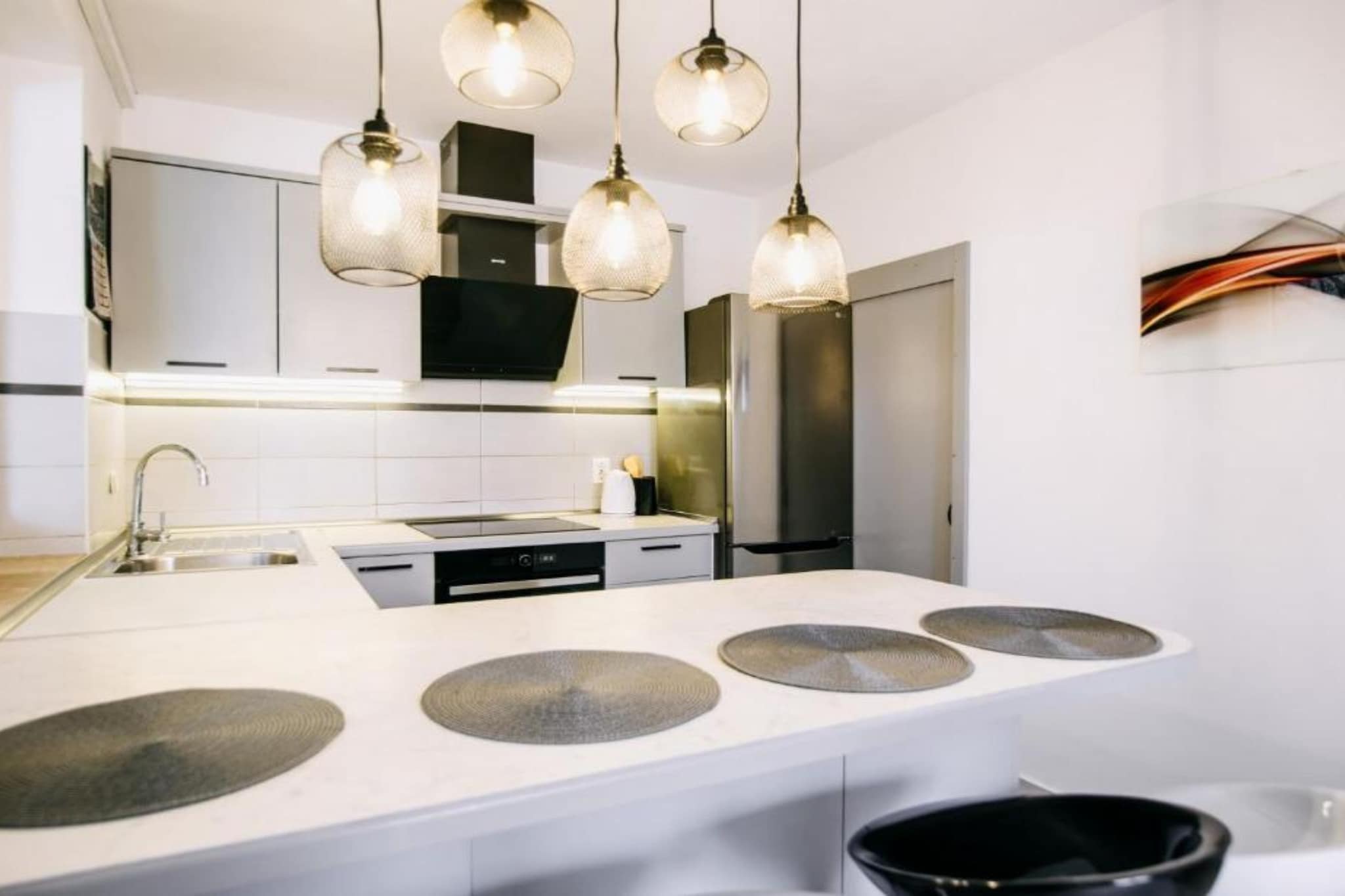Apartments Luce & Toma - One Bedroom Apartment with Terrace (Toma)-Kitchen