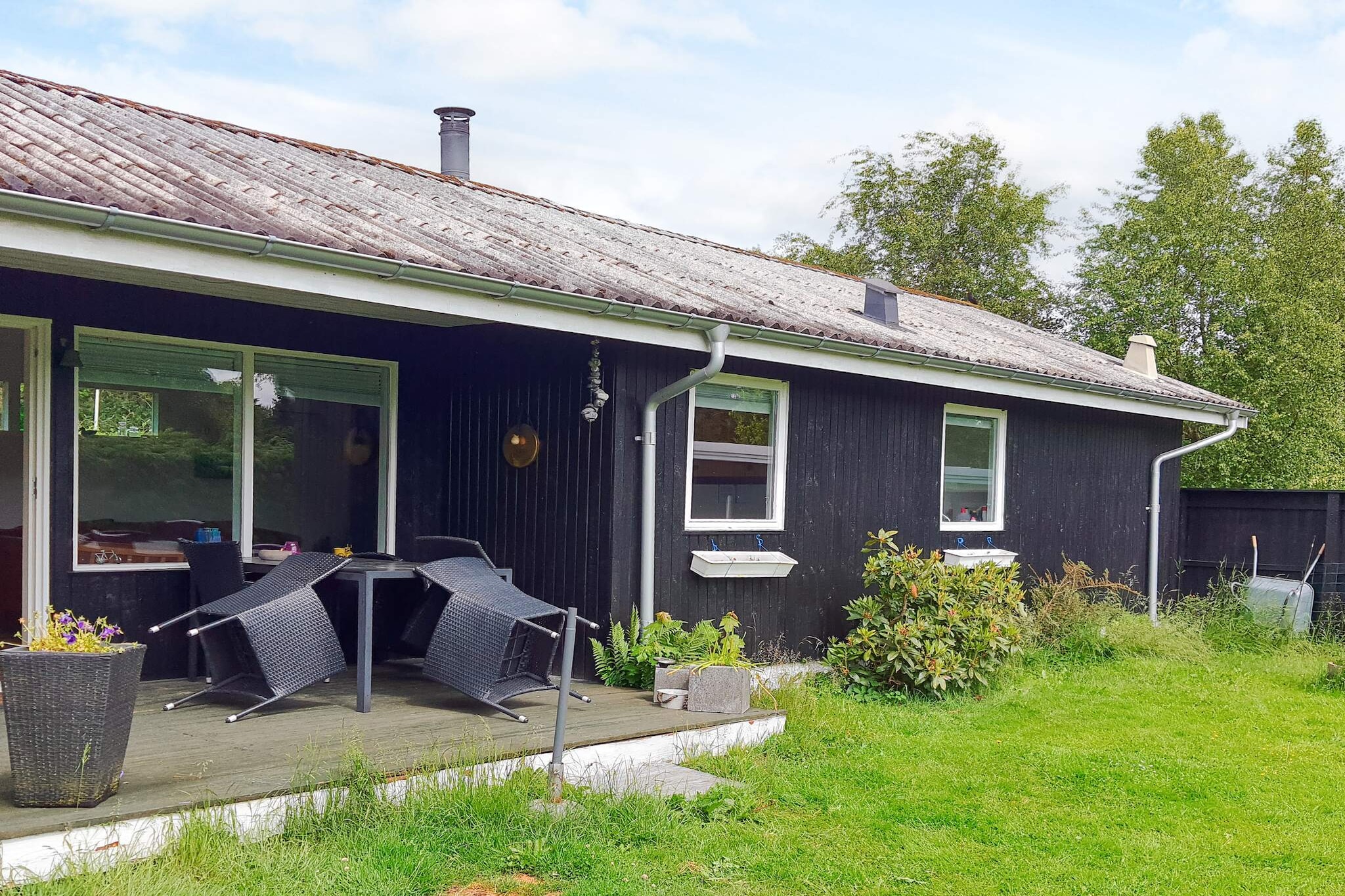 7 Personen Ferienhaus in Hals-By Traum-Außenbereich