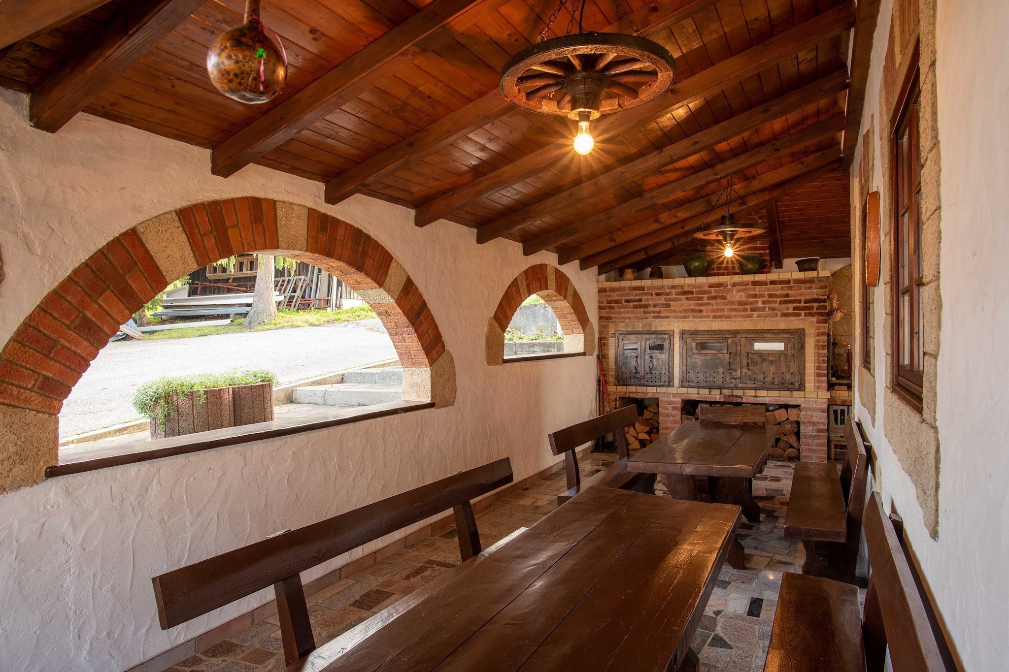 San Vinogradara - One Bedroom Holiday Home with Hot Tube-Eetkamer