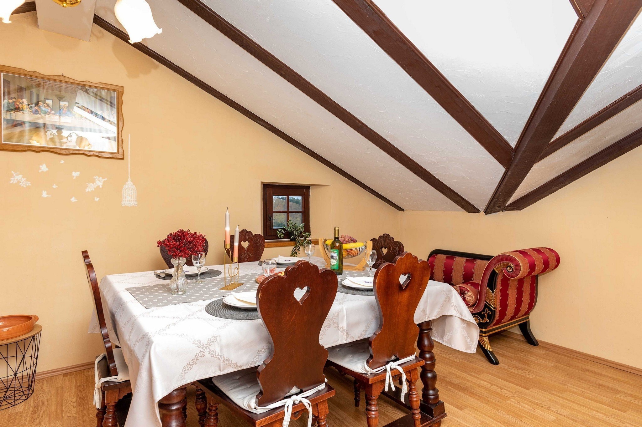 San Vinogradara - One Bedroom Holiday Home with Hot Tube-Eetkamer
