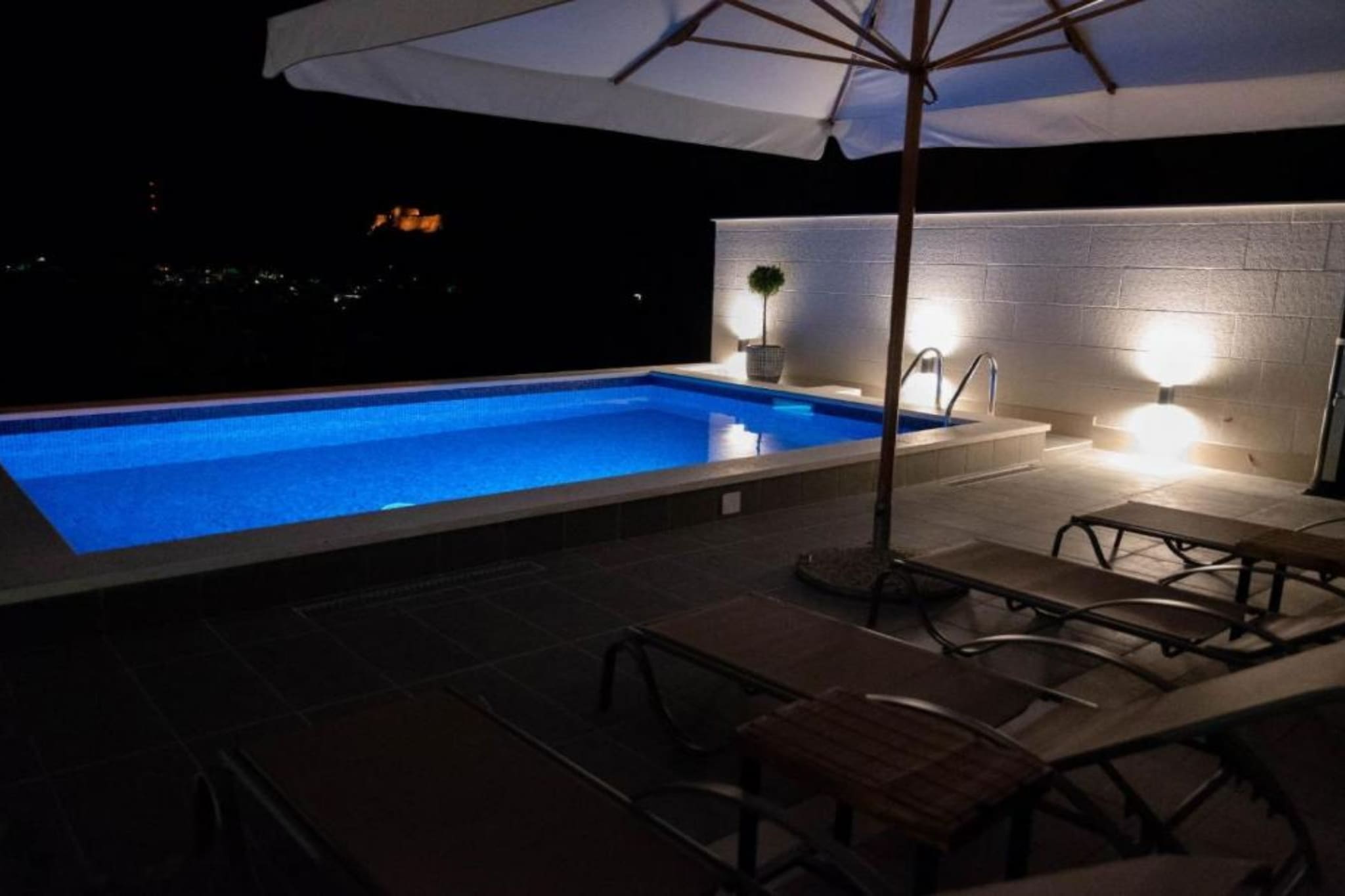 Apartments Trogrlić - Studio with Balcony and Sea View-Piscine