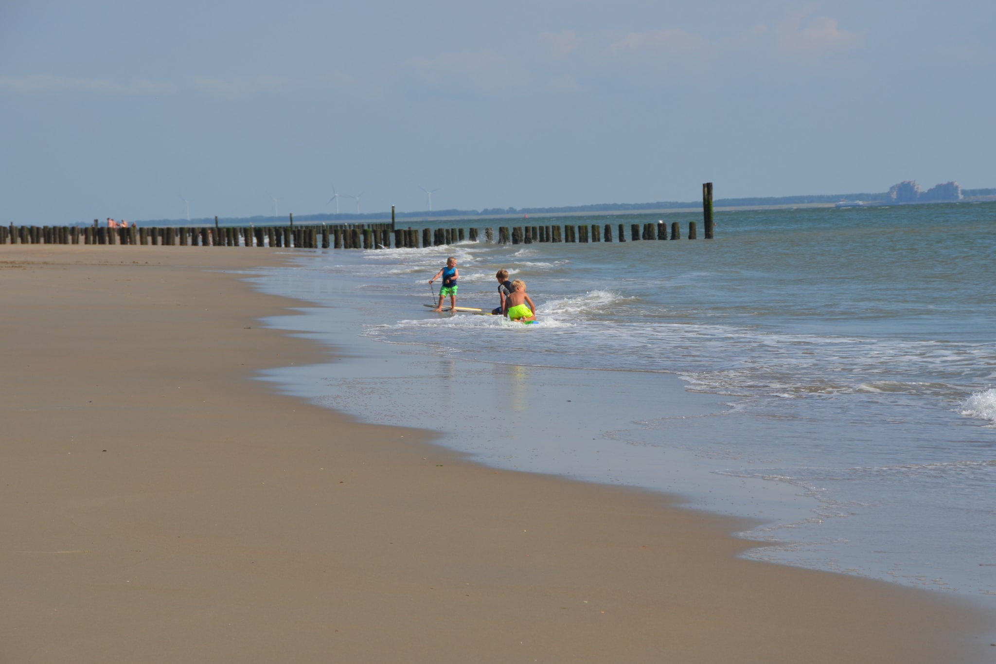 Strand Dishoek 345/346-Gebiete Sommer 1 km