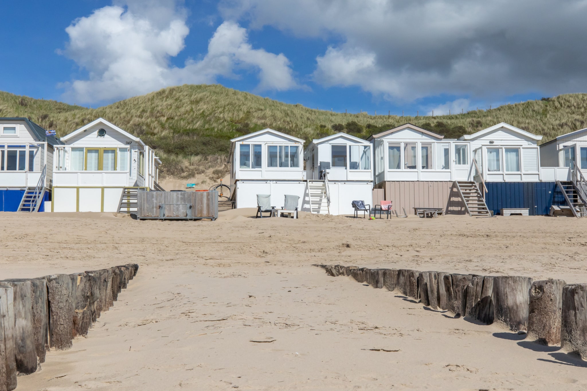 Strand Dishoek 345/346-Außenbereich Sommer