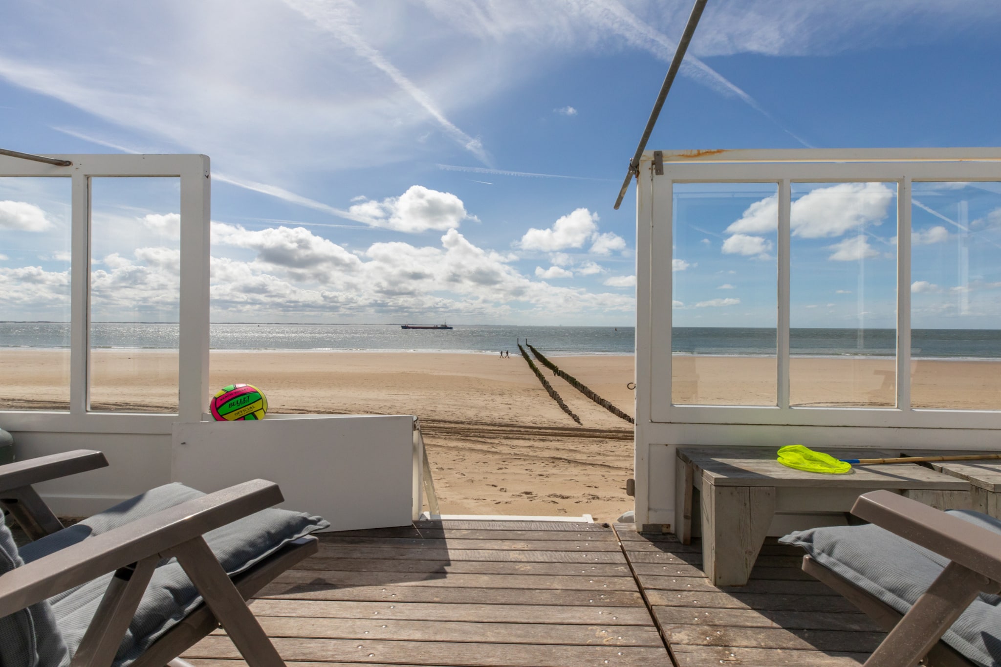 Strand Dishoek 345/346-Aussicht Sommer