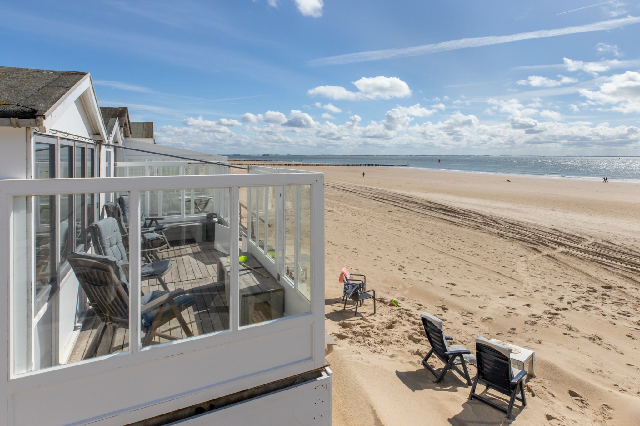 Strand Dishoek 345/346-Terrasse/Balkon