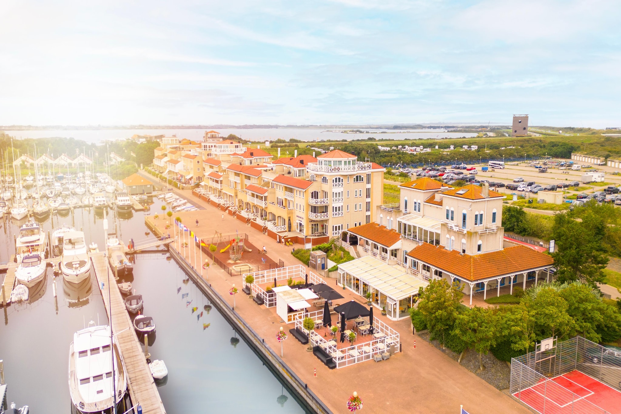 Marina Port Zélande 1-Gebiete Sommer 1 km