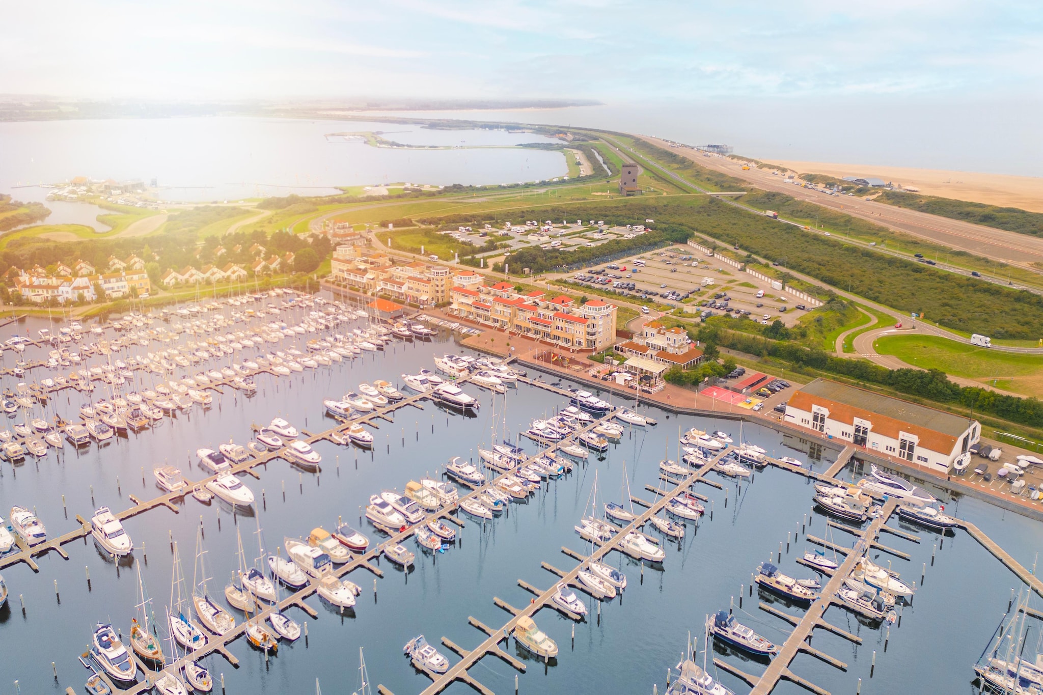 Marina Port Zélande 1-Gebiete Sommer 1 km