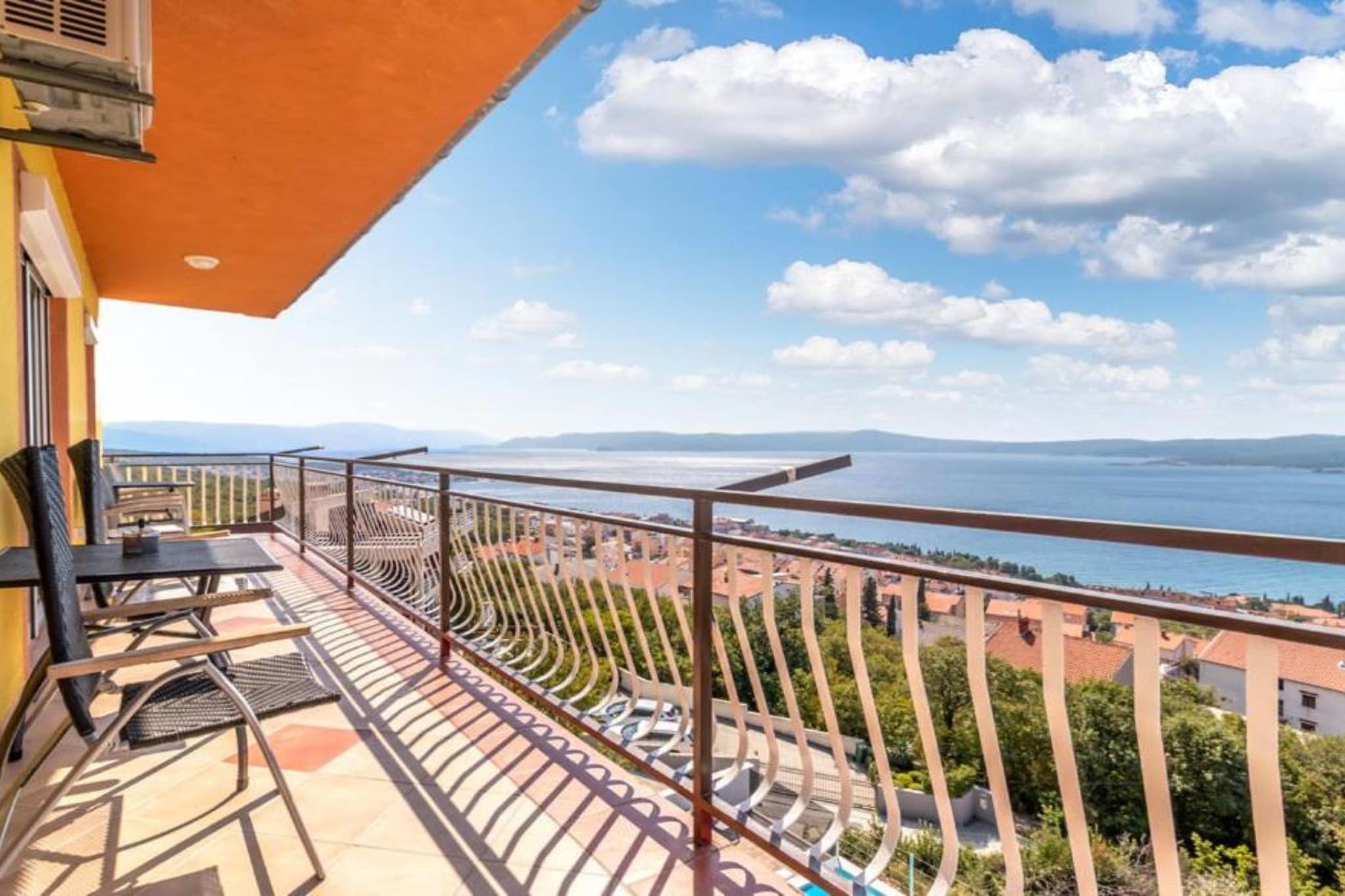 Apartments Panorama - Two Bedroom Apartment with  Terrace and Sea View (1)-Terrassenbalkon
