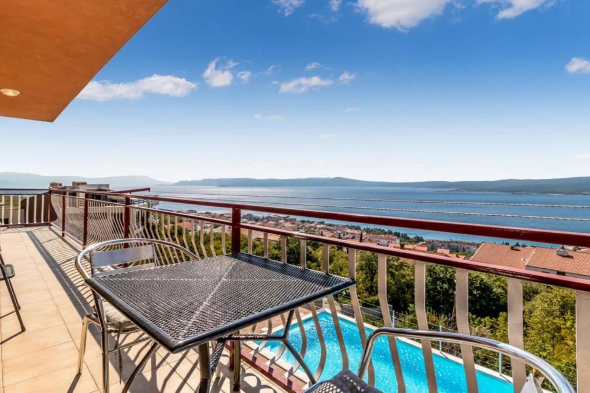 Apartments Panorama - Two Bedroom Apartment with  Terrace and Sea View (1)-Terrassenbalkon