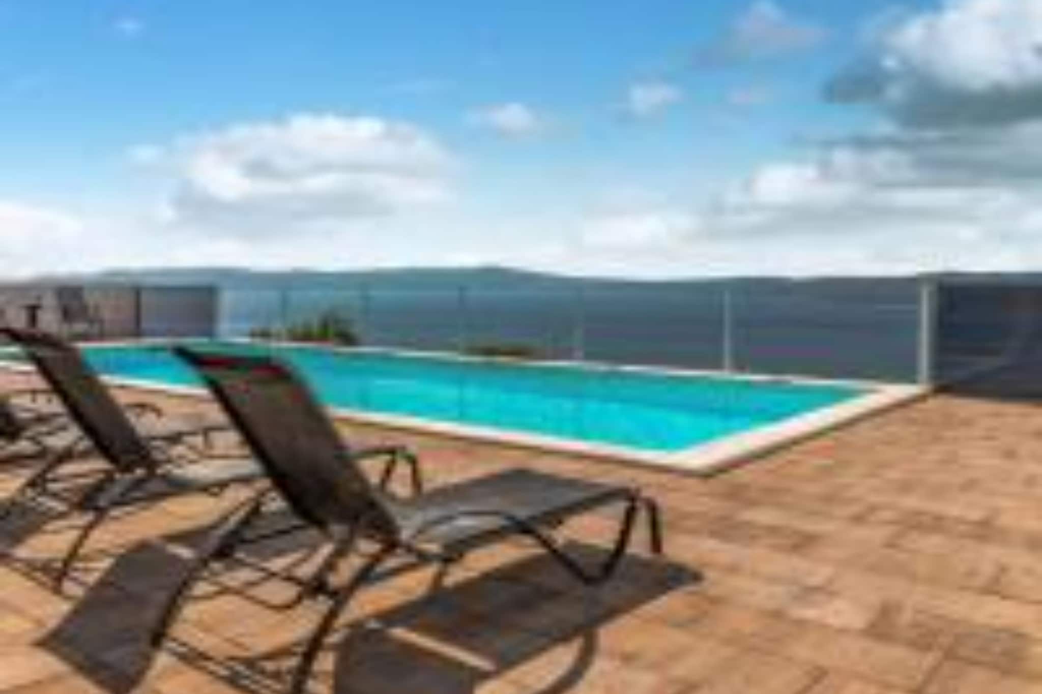 Apartments Panorama - Three Bedroom Apartment with Balcony and Sea View (3)-Schwimmbad