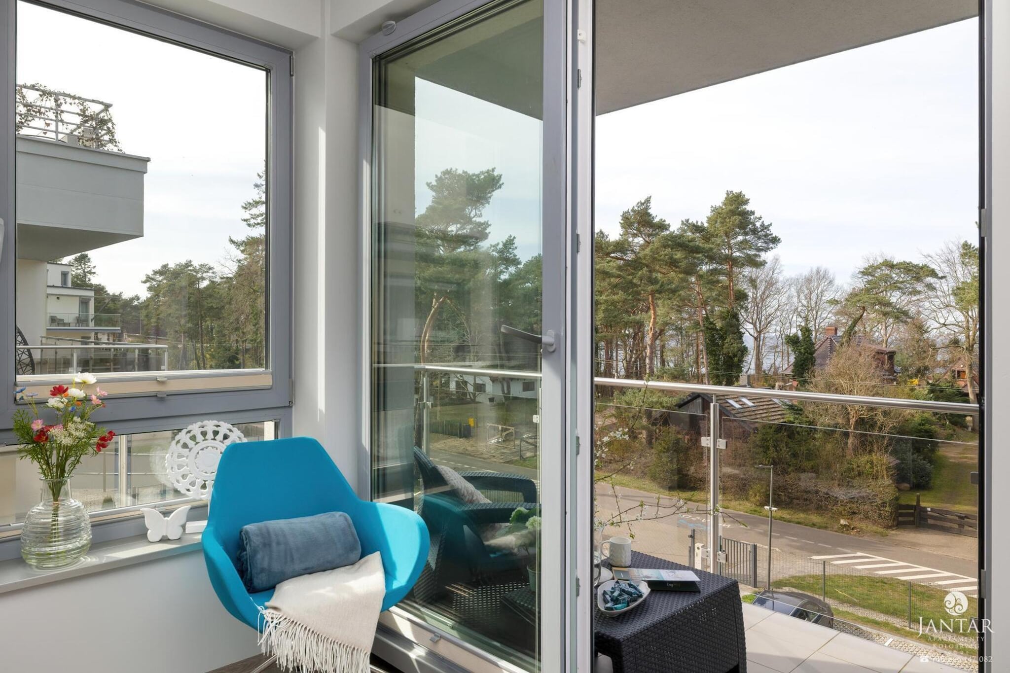 Apartament Grunwaldzka 12c-22 Pobierowo-Terrasbalkon