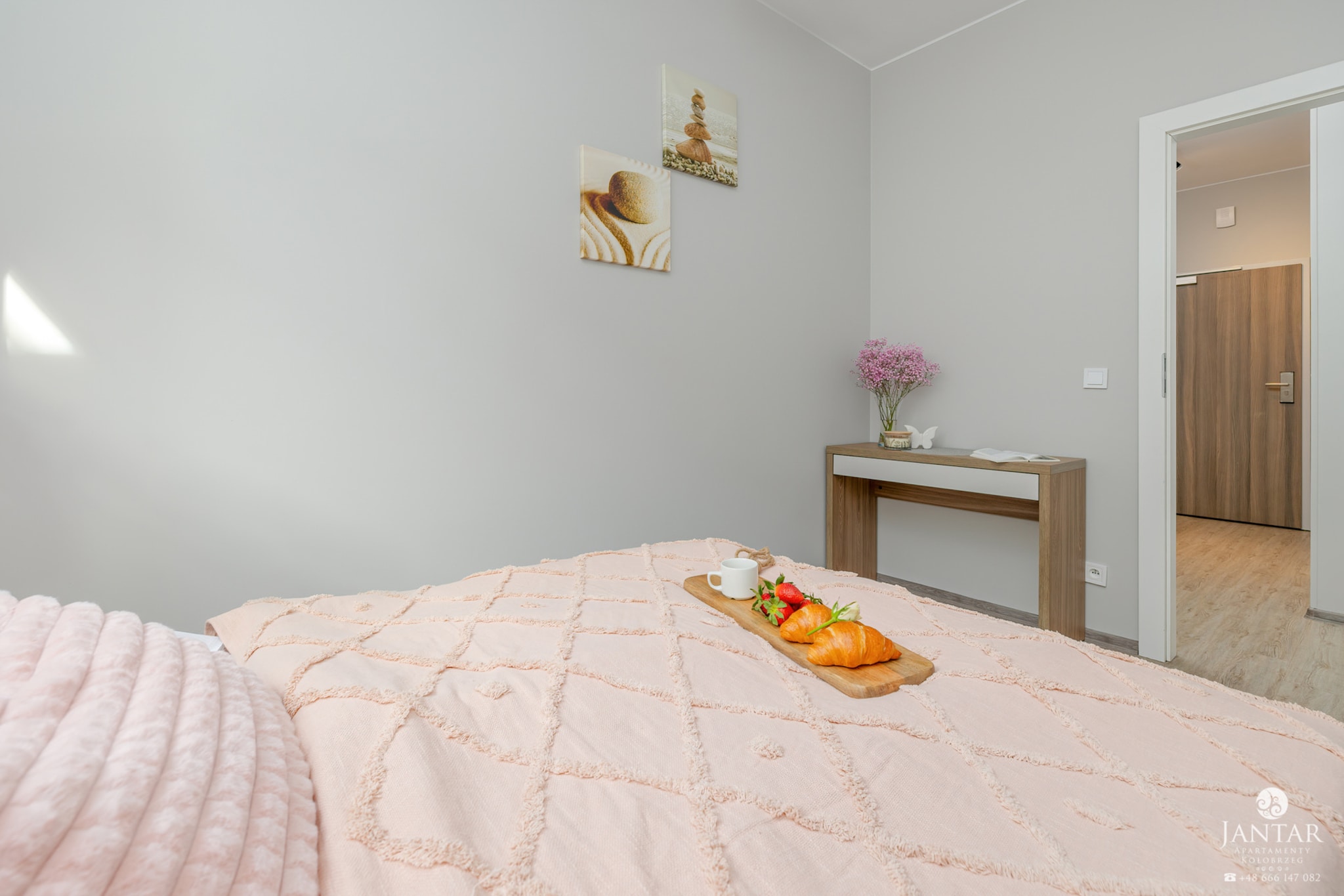 Apartament Grunwaldzka 12d/13 Pobierowo-Slaapkamer