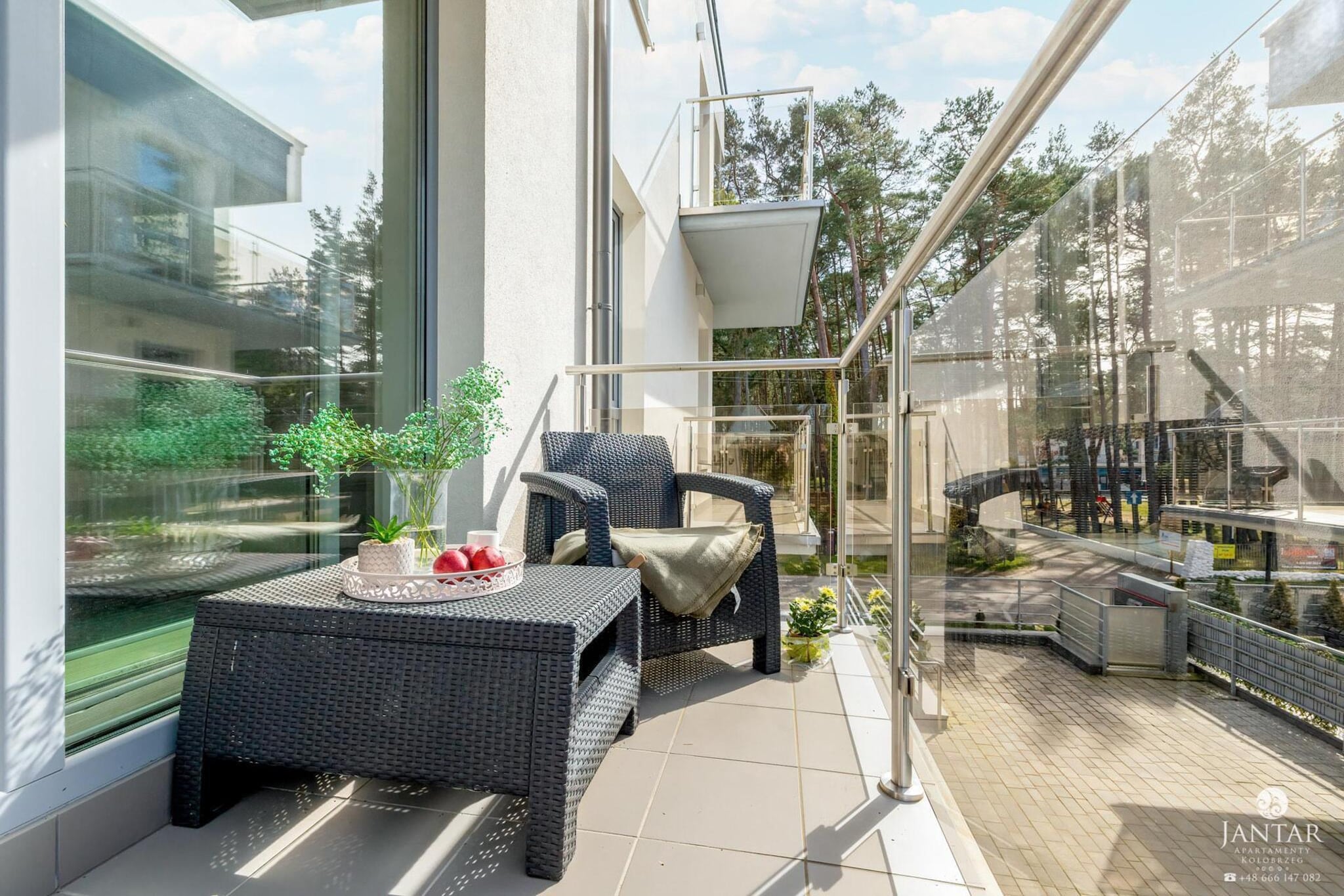 Apartament Grunwaldzka 12d/13 Pobierowo-Terrasbalkon