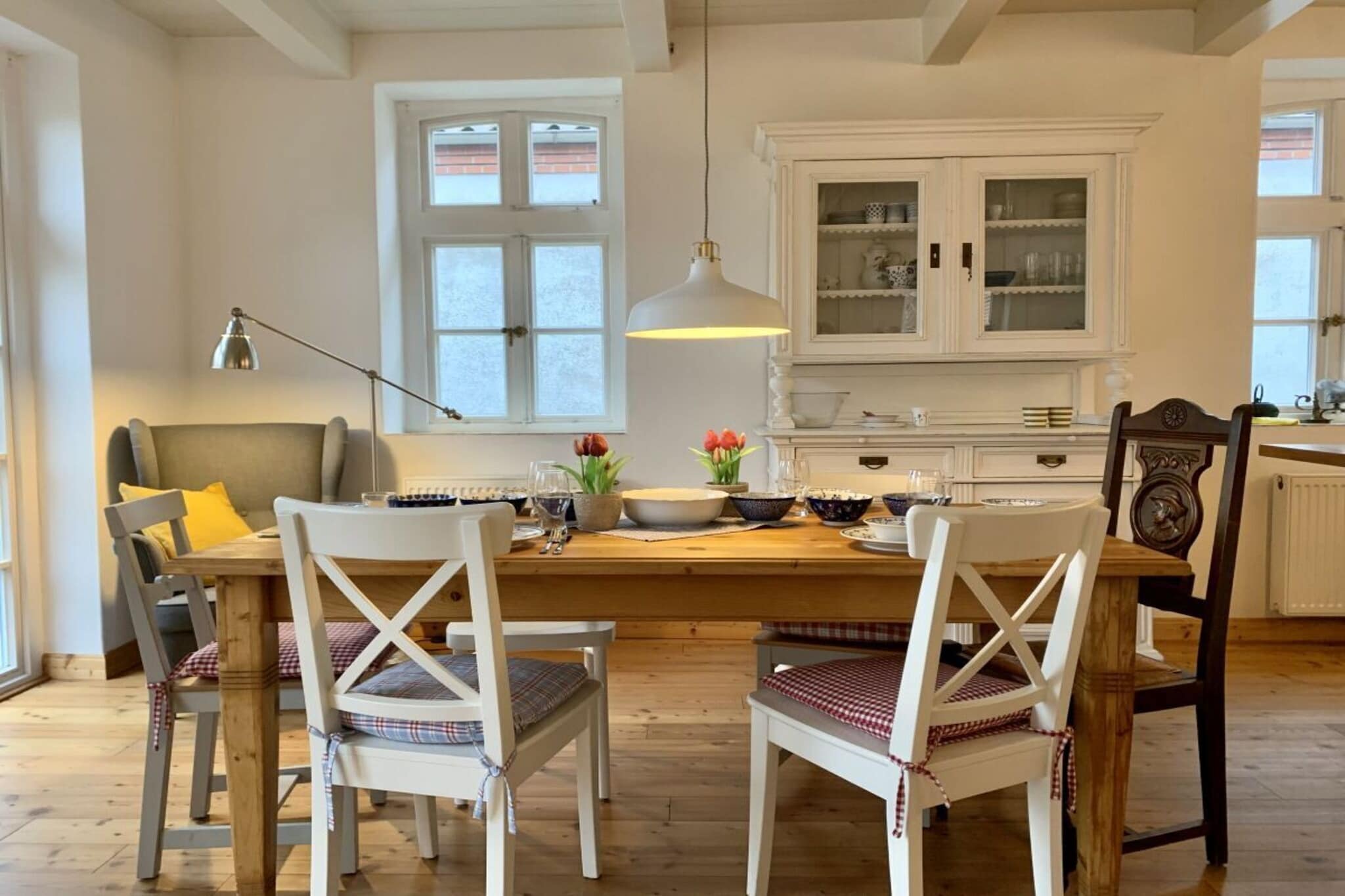 Ground floor: (Guest house ground floor, hallway, hall, open kitchen, Bedroom with bathroom(double bed), guest toilet, storage)\n\nAnnex: (balcony or terrace, garden(Lawn))\n\ntoilet, Internet access, First Aid, double bed, TV, stove, electric kettle, toaster, coffee machine, oven, dishwasher, fridge, freezer, shower, bidet, parking, baby crib(free)