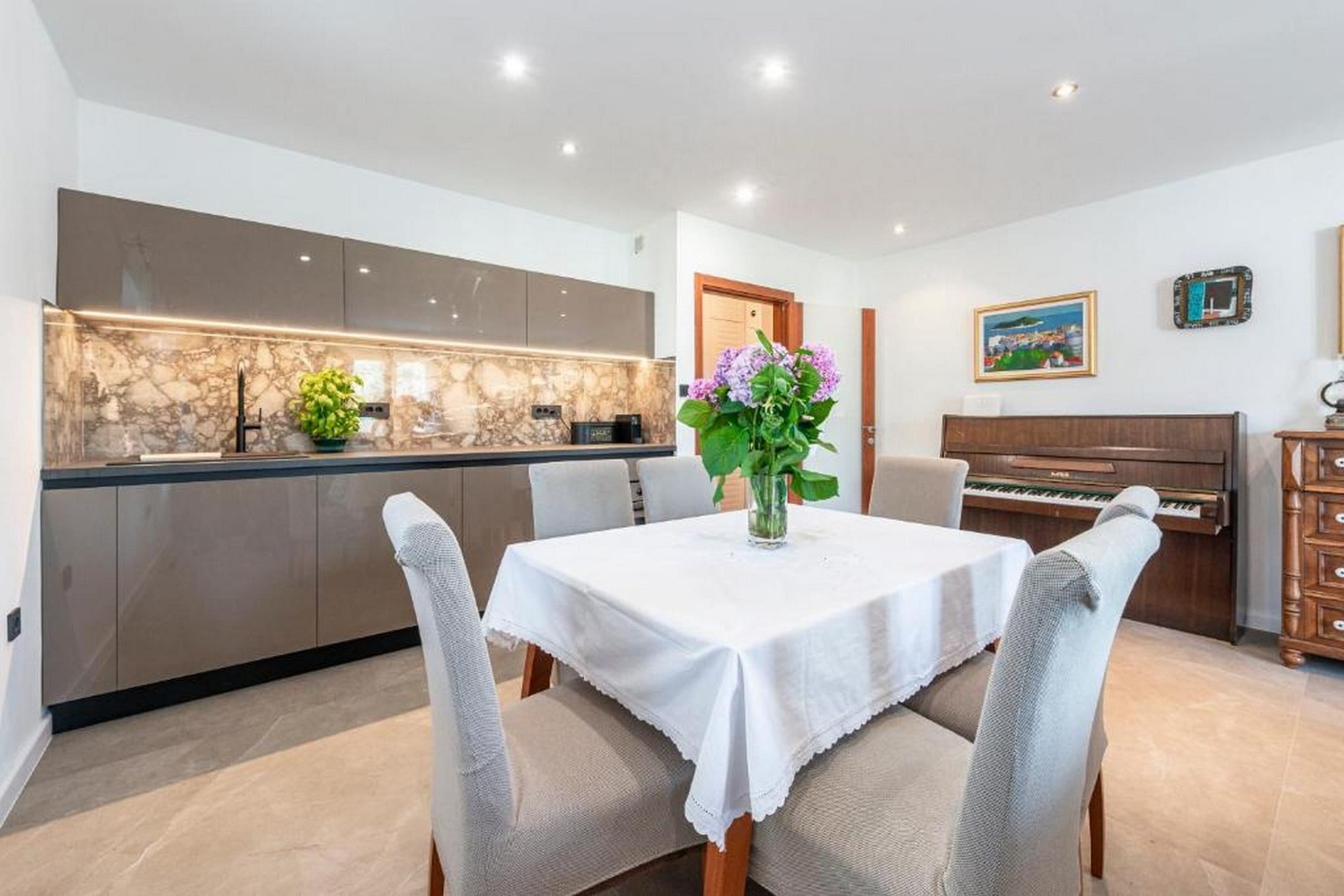 Apartments Meri & Karla - Two Bedroom Apartment with Balcony and Bridge View (Meri)-Kitchen