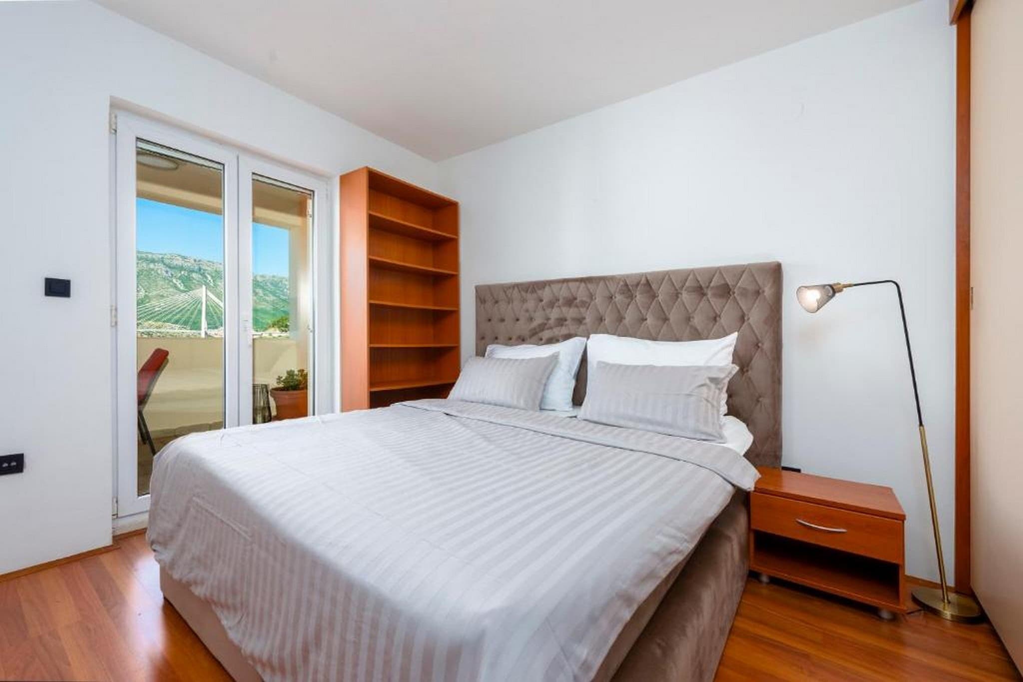 Apartments Meri & Karla - Two Bedroom Apartment with Balcony and Bridge View (Meri)-Bedroom