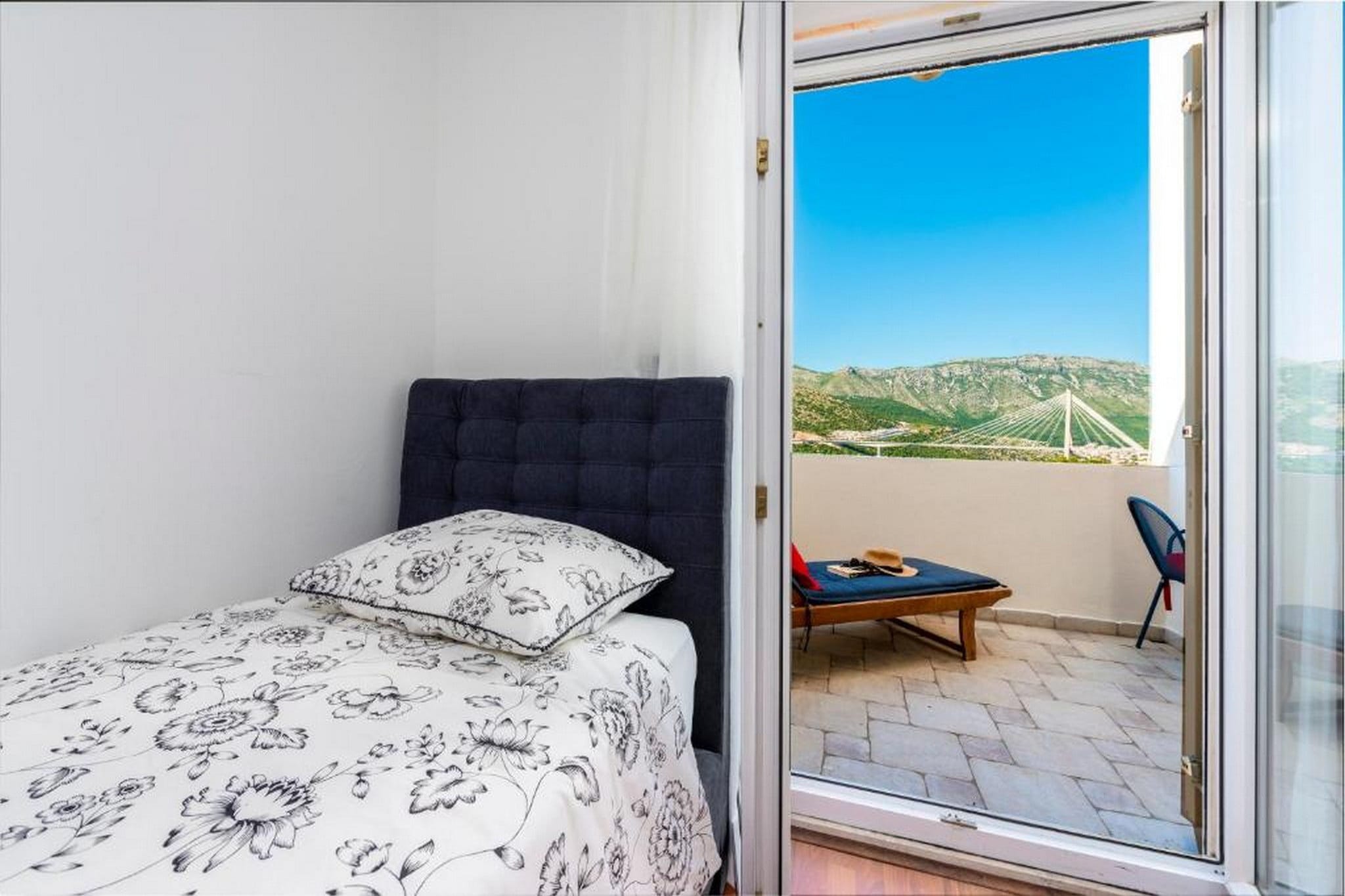 Apartments Meri & Karla - Two Bedroom Apartment with Balcony and Bridge View (Meri)-Bedroom