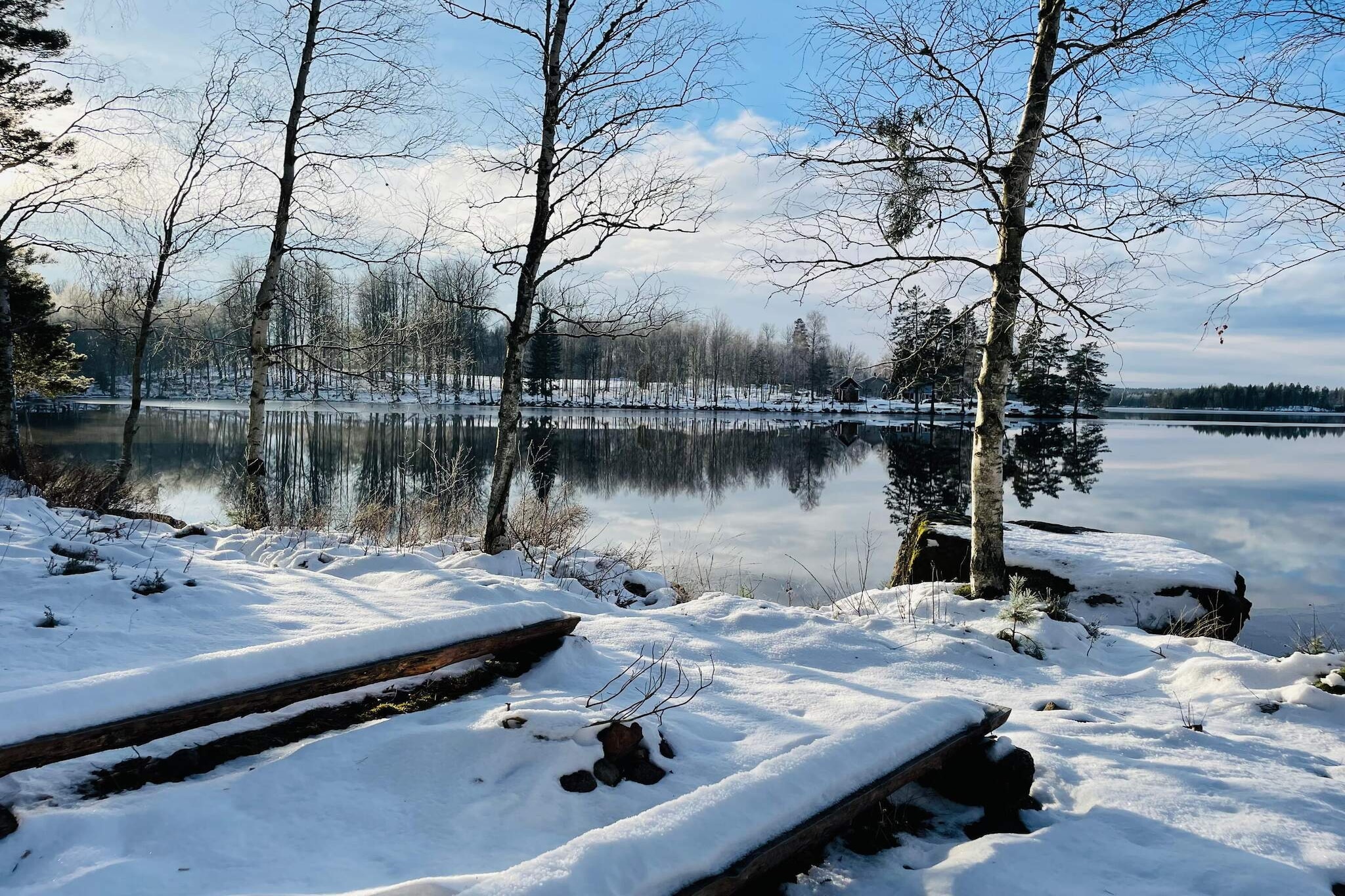 5 Personen Ferienhaus in ÅSEDA-Im Freien