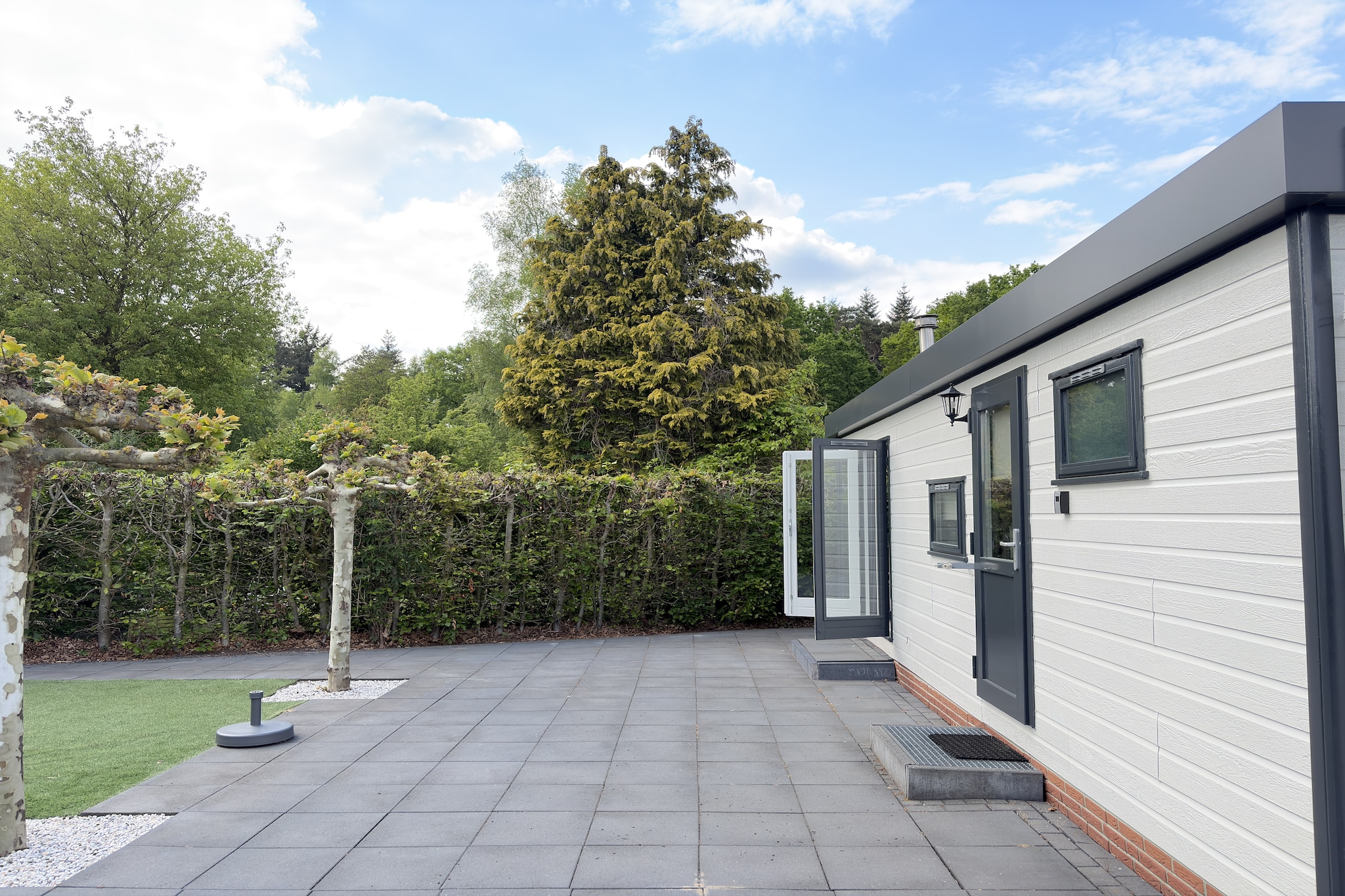 Chalet stegeren - Buitenkant zomer