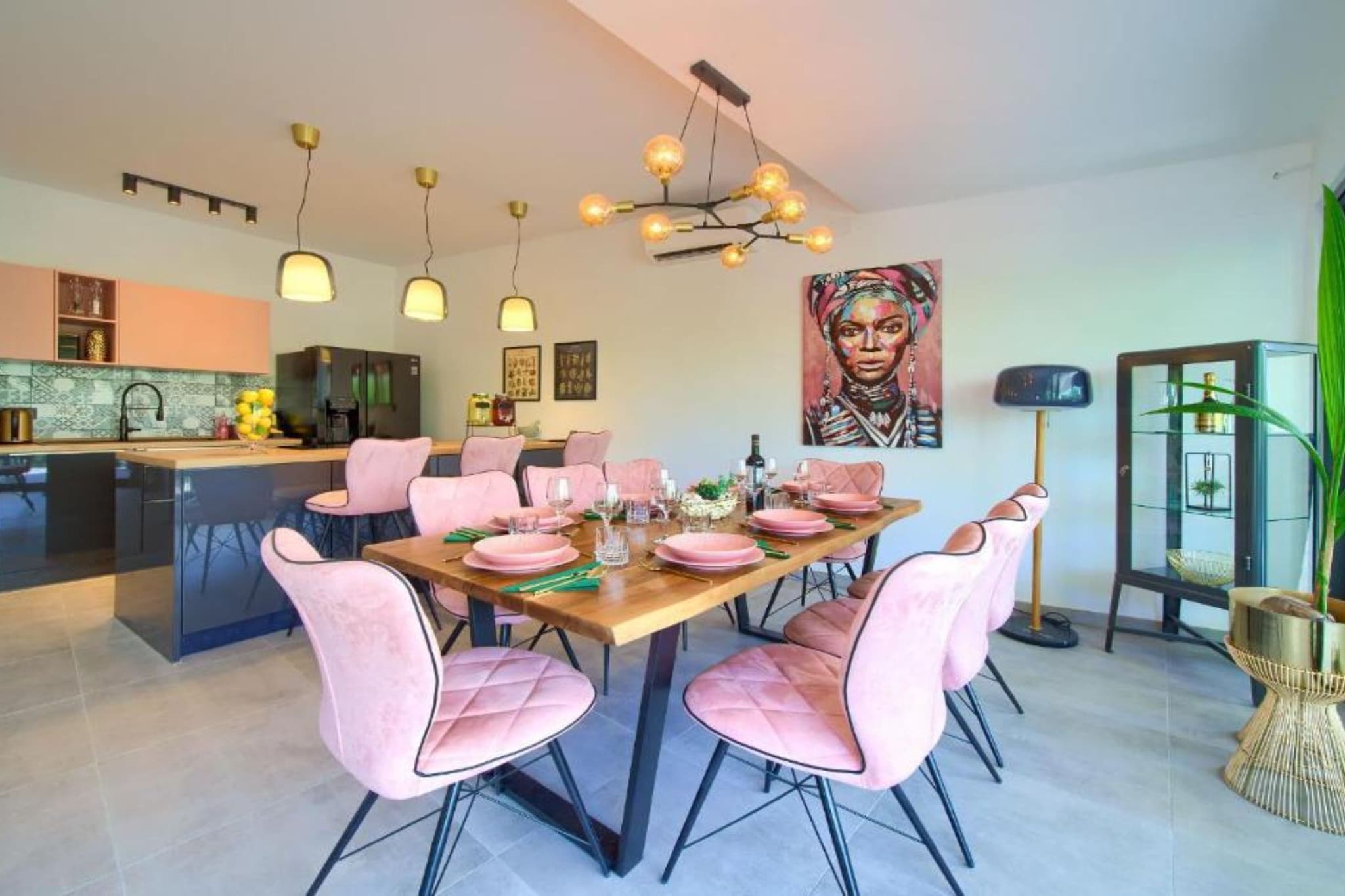 Wellness Villa Modruna - Four Bedroom Villa with Swimming pool-Dining room