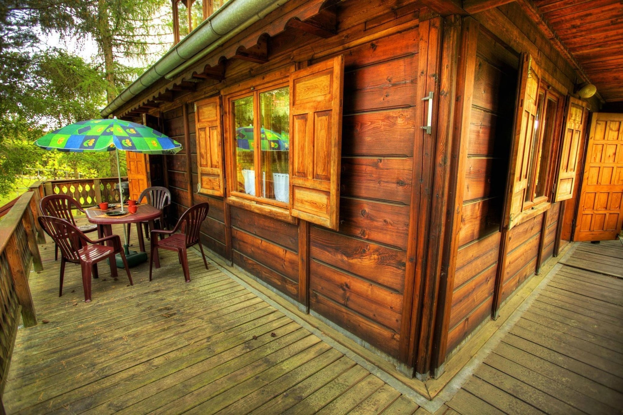 Holiday home in Wilkasy - Terrasbalkon