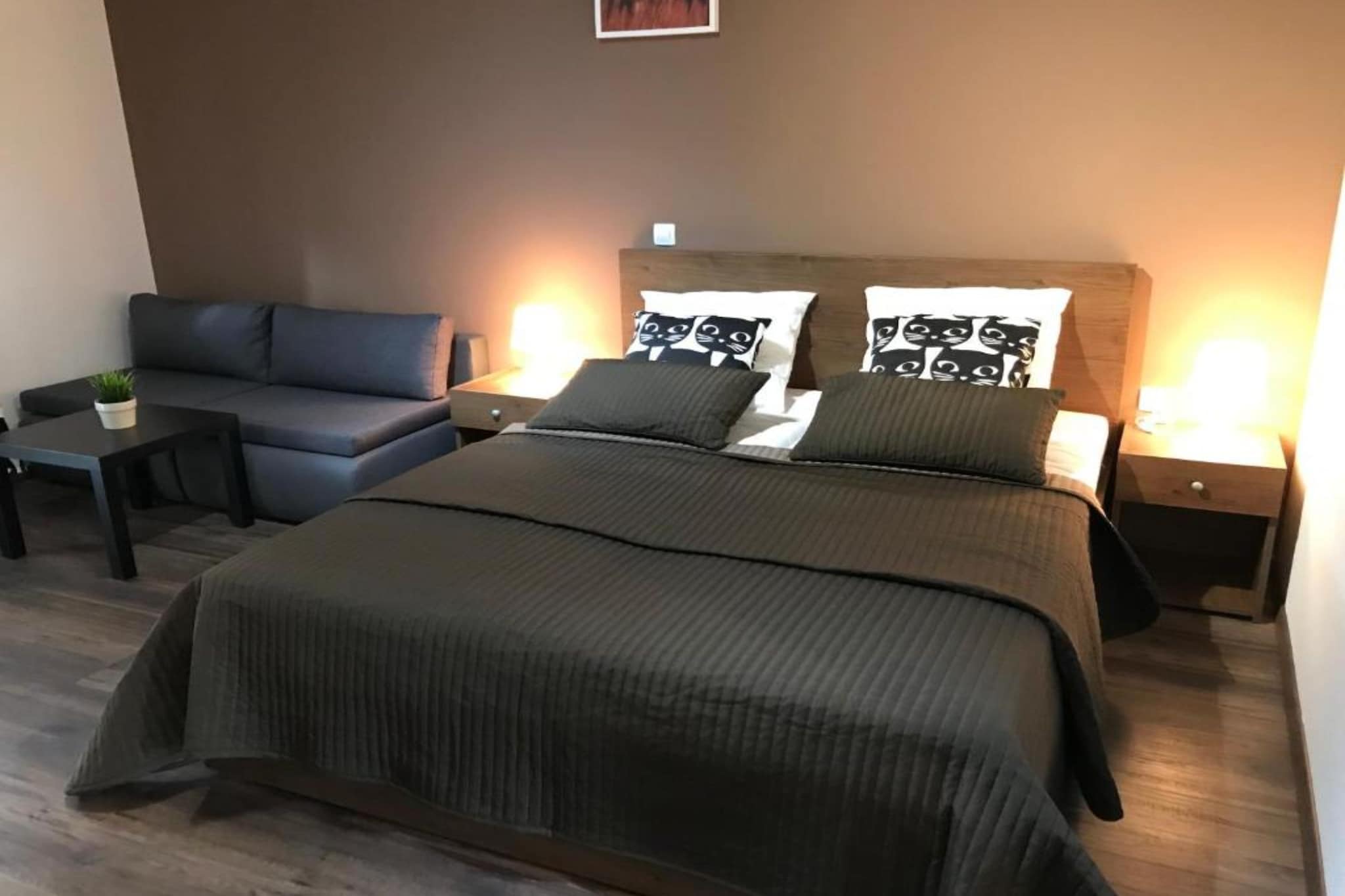Villa Rubčić - Double room with Terrace and Poold View - (10)-Slaapkamer