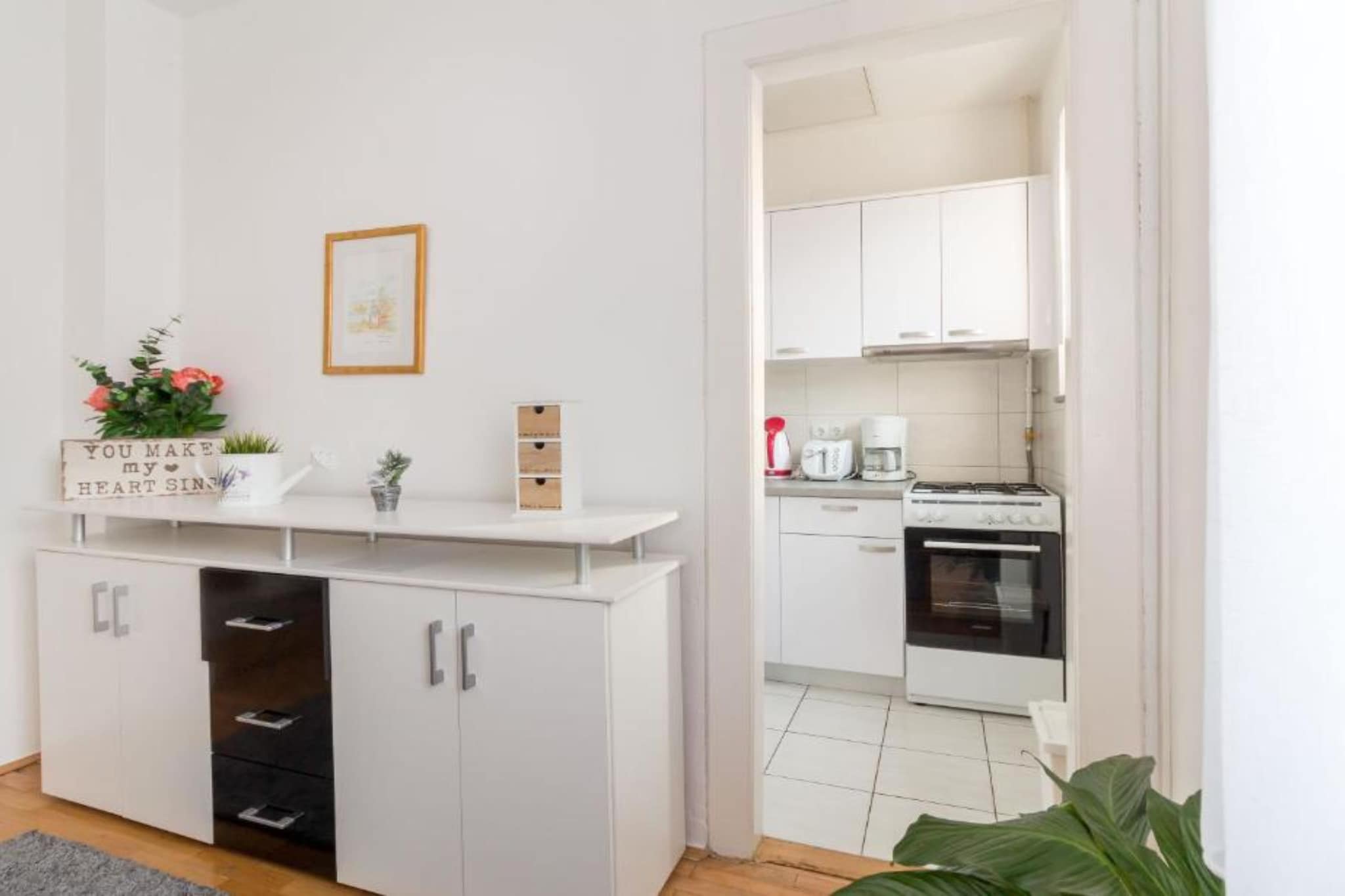 Apartments Lavanda Idila - Studio apartment   (Studio  with Garden View on BDC) -(1)-Cuisine