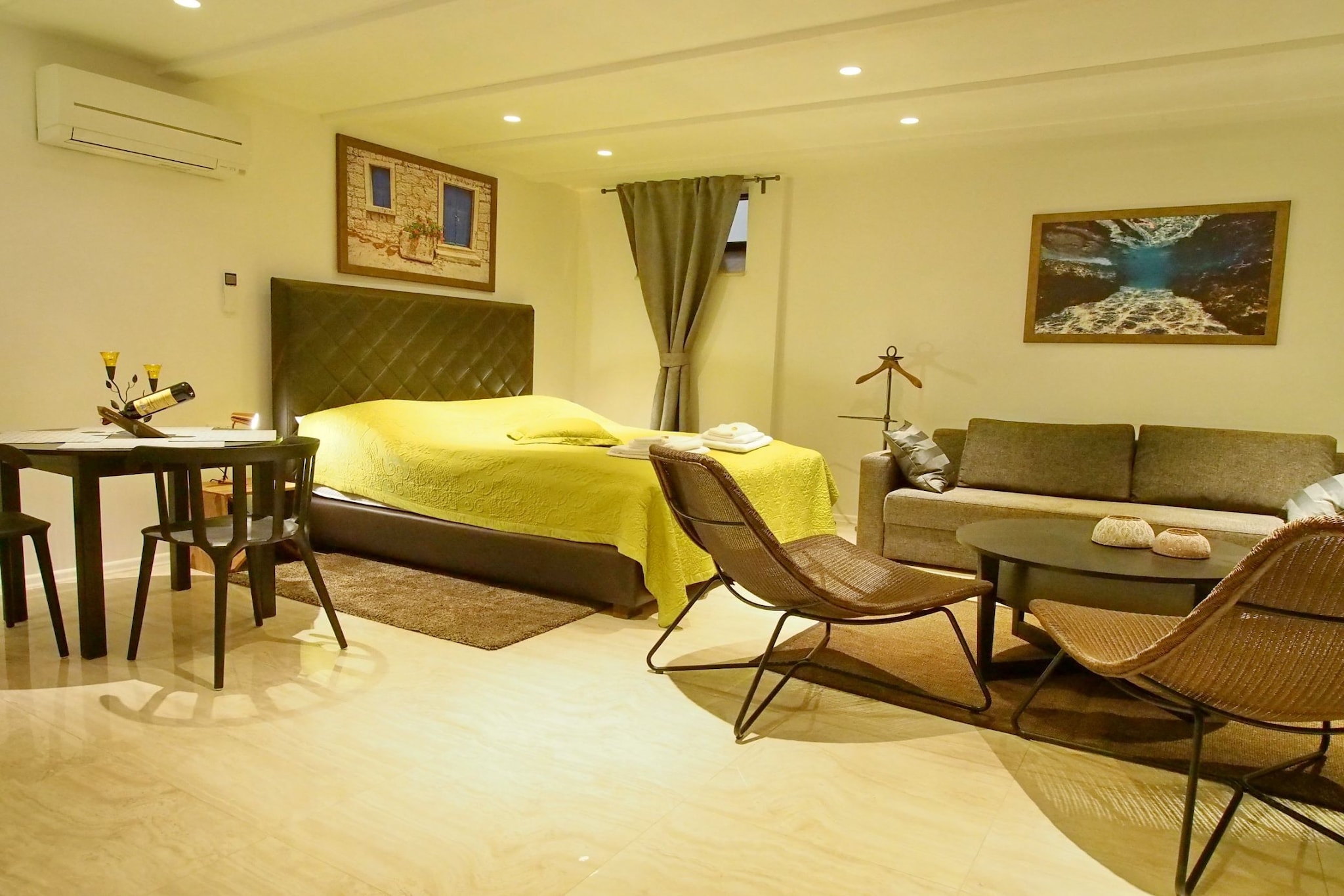 Luxury Style Apartments - Deluxe Studio (Modern)-Slaapkamer