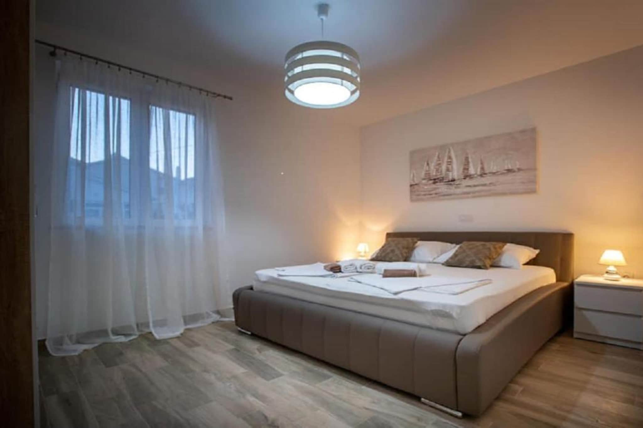 Apartments Villa Oceanus - Sea View Apartment 1 Golden sun-Bedroom