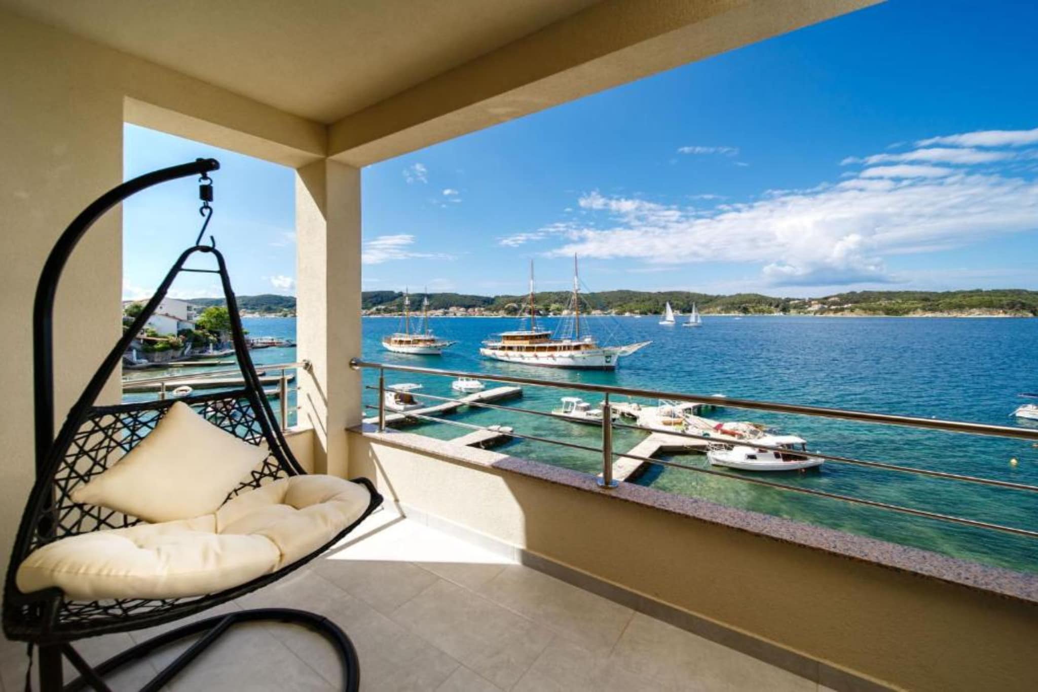 Apartments Villa Oceanus - Sea View Apartment 1 Golden sun-Terrace balcony