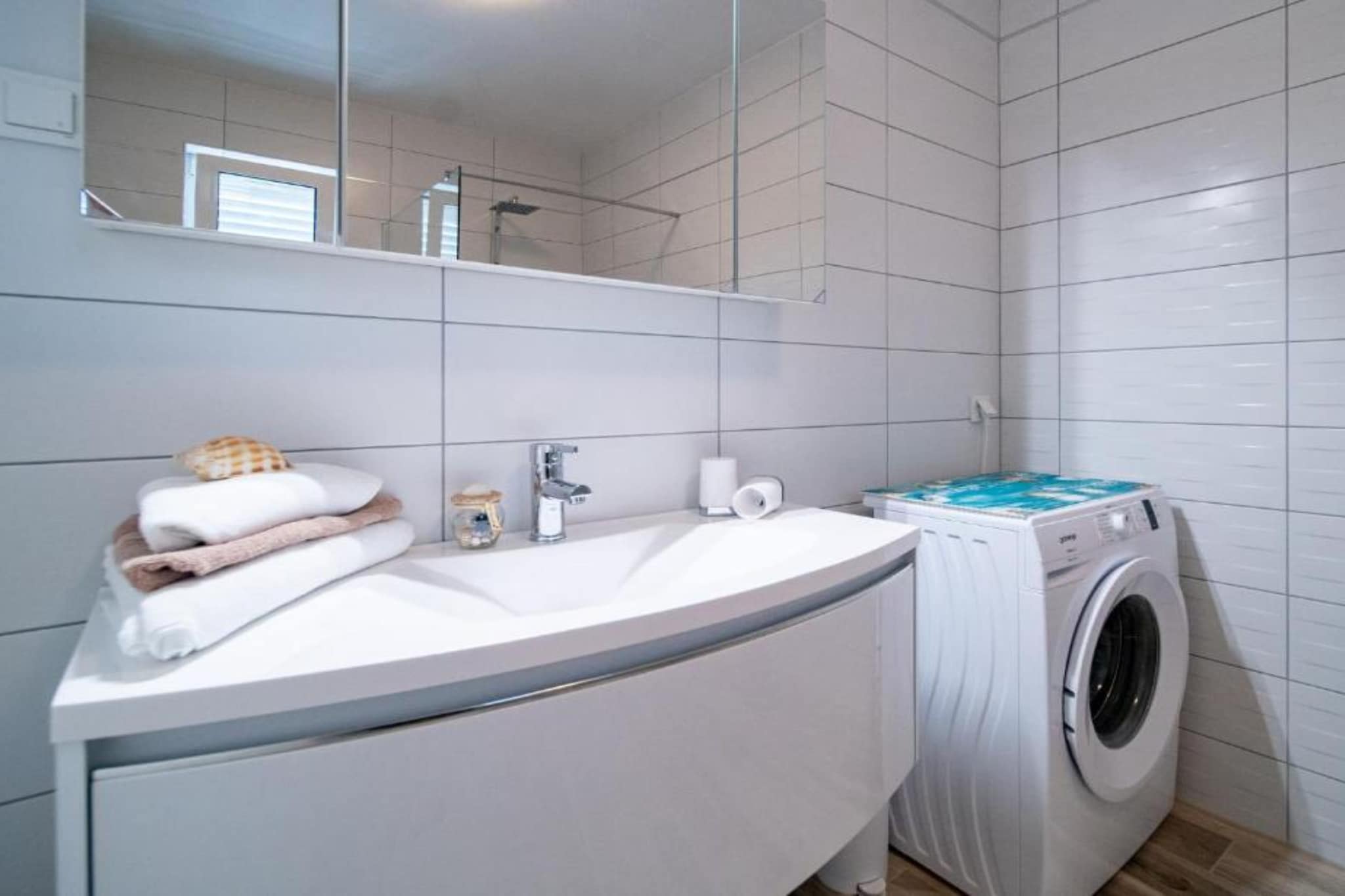 Apartments Villa Oceanus - Sea View Apartment 2 Blue sea-Badezimmer