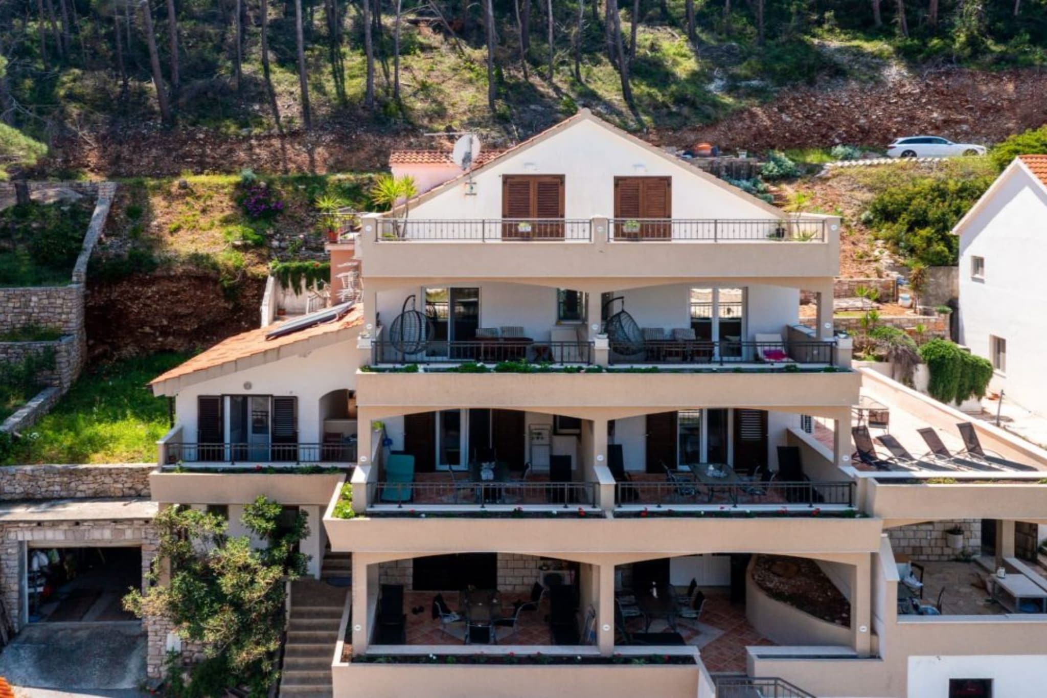 Apartments Šer Zane - One Bedroom Apartment with Terrace and Sea View (3)-Extérieur