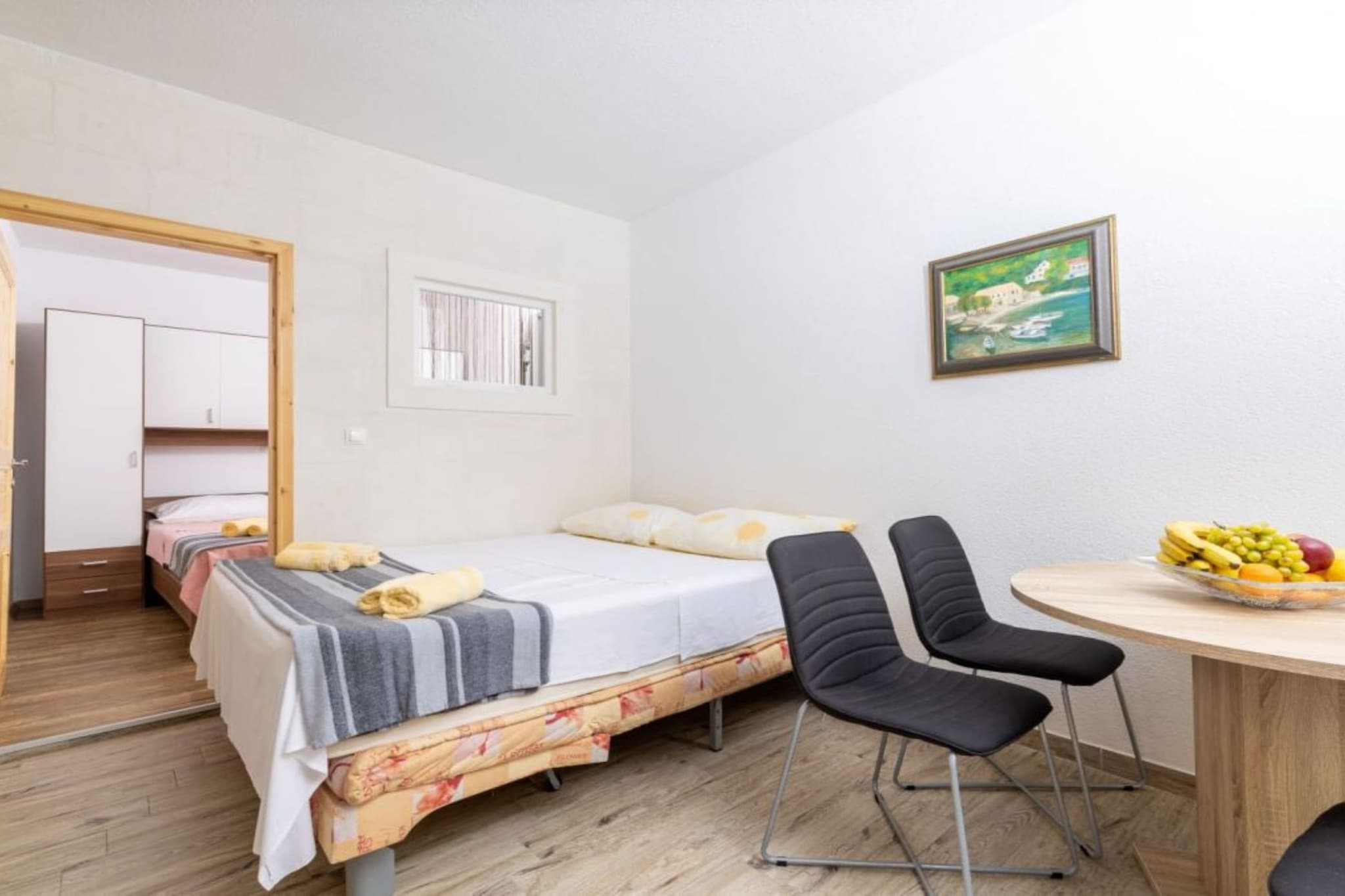 Apartments Šer Zane - One Bedroom Apartment with Terrace and Sea View (3)-Chambre