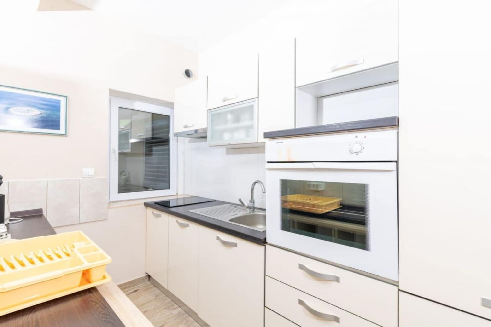 Apartments Šer Zane - One Bedroom Apartment with Terrace and Sea View (3)-Cuisine