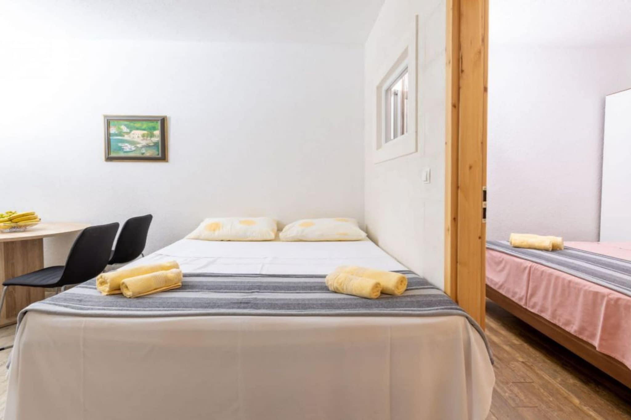 Apartments Šer Zane - One Bedroom Apartment with Terrace and Sea View (4)-Chambre