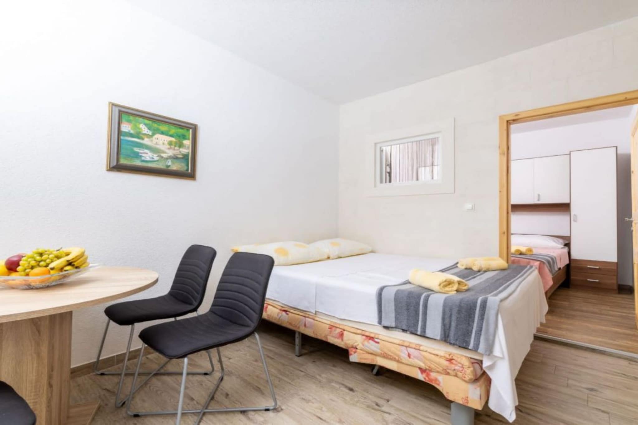 Apartments Šer Zane - One Bedroom Apartment with Terrace and Sea View (4)-Chambre