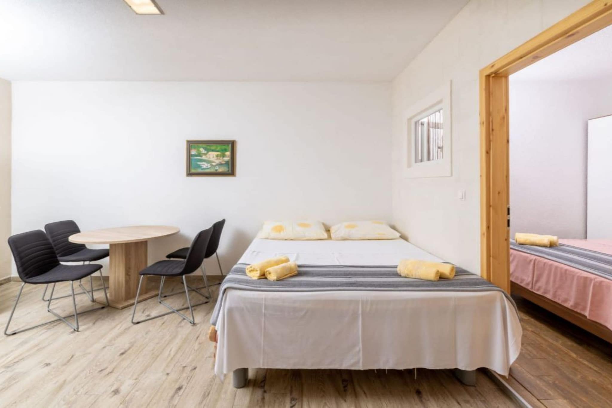 Apartments Šer Zane - One Bedroom Apartment with Terrace and Sea View (4)-Chambre