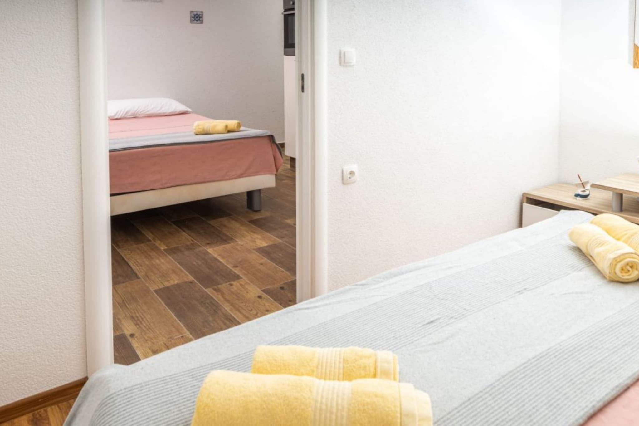 Apartments Šer Zane - One Bedroom Apartment with Terrace and Sea View (5)-Chambre