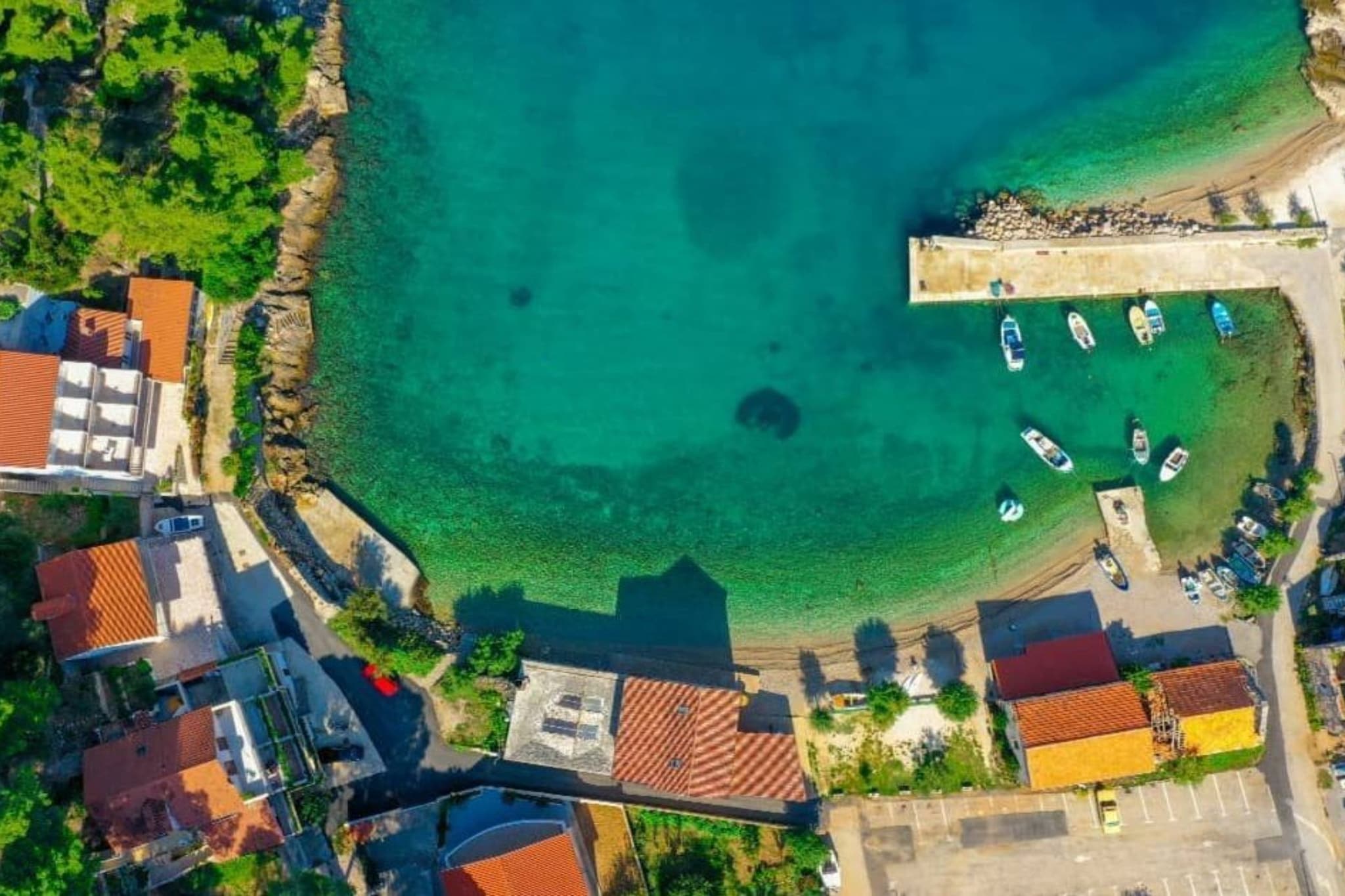 Apartments Šer Zane - One Bedroom Apartment with Terrace and Sea View (7)