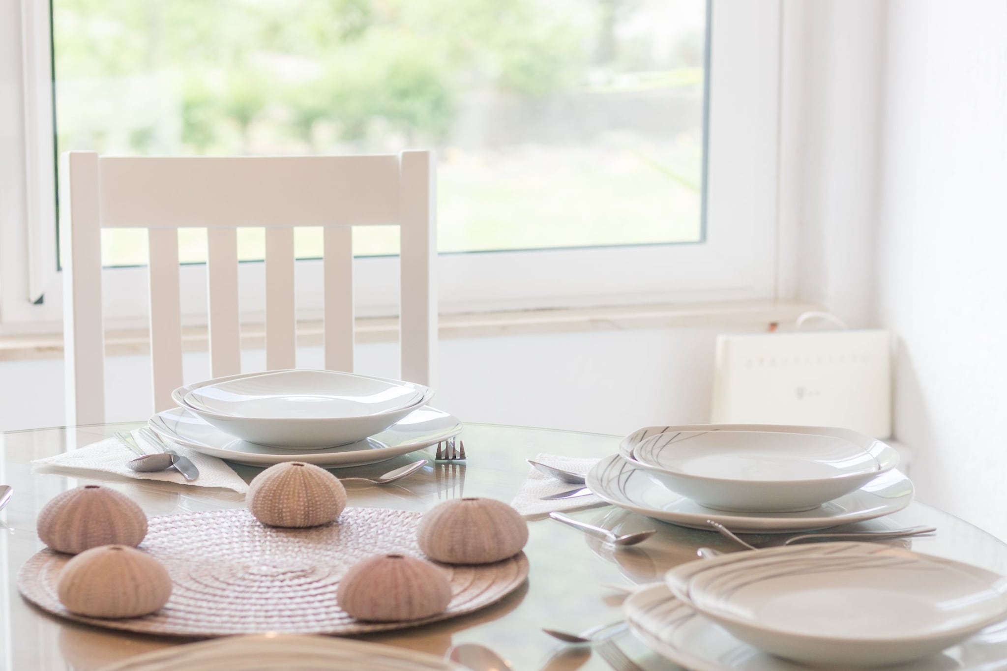Holiday Home Milutinovic - Four Bedroom  Holiday Home with Sea View-Dining room