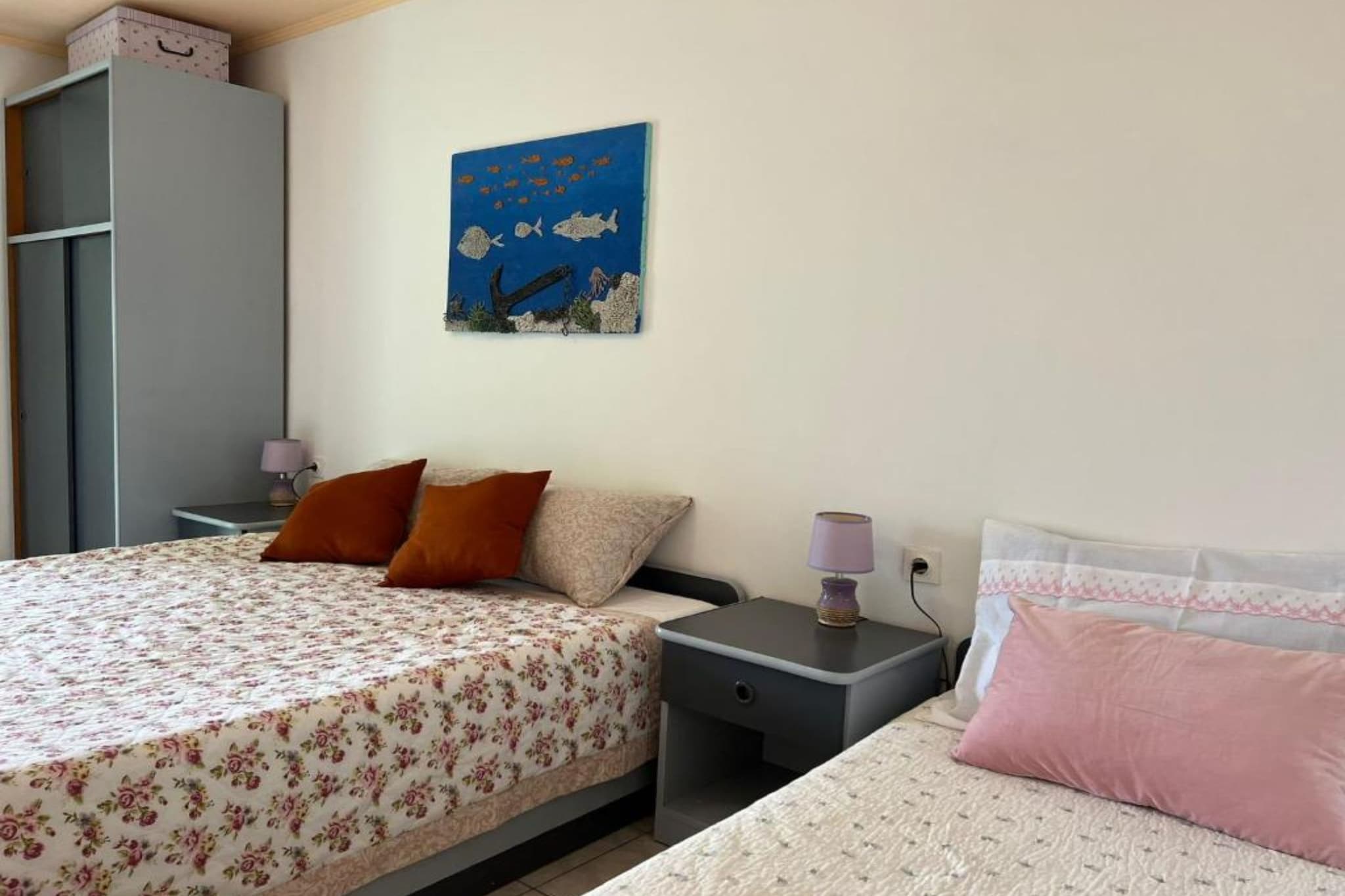 Apartments Natali - Studio Apartment with Balcony (APP1)-Schlafzimmer
