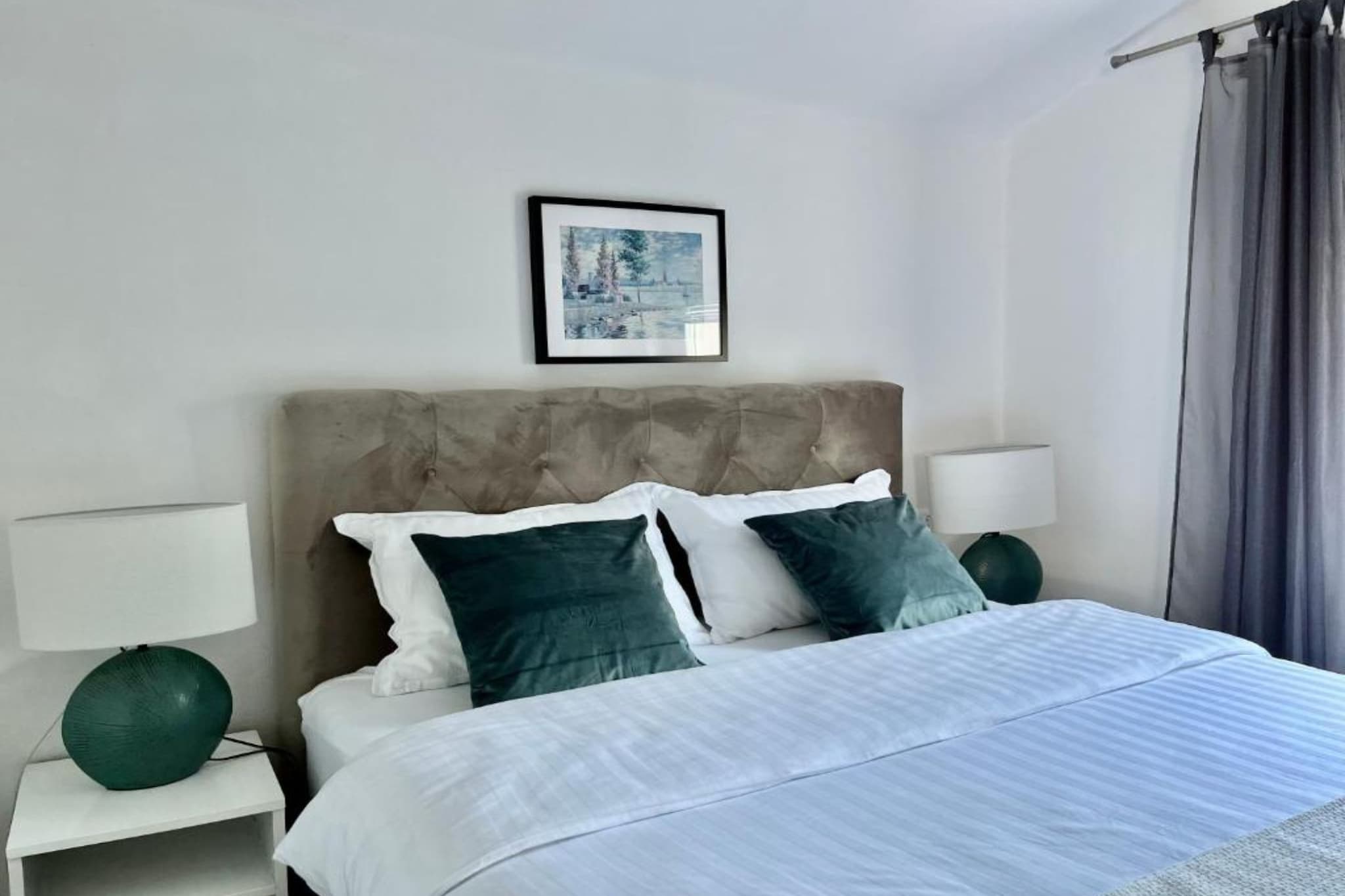 Apartments Fortuna - One Bedroom Apartment with Balcony (2)-Slaapkamer